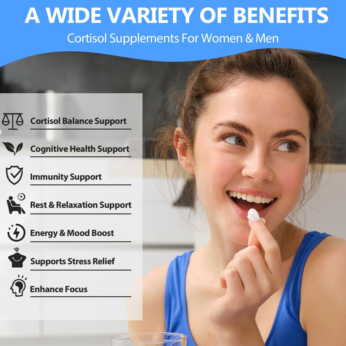 SCOLA Cortisol Supplement Softgels 120 Count