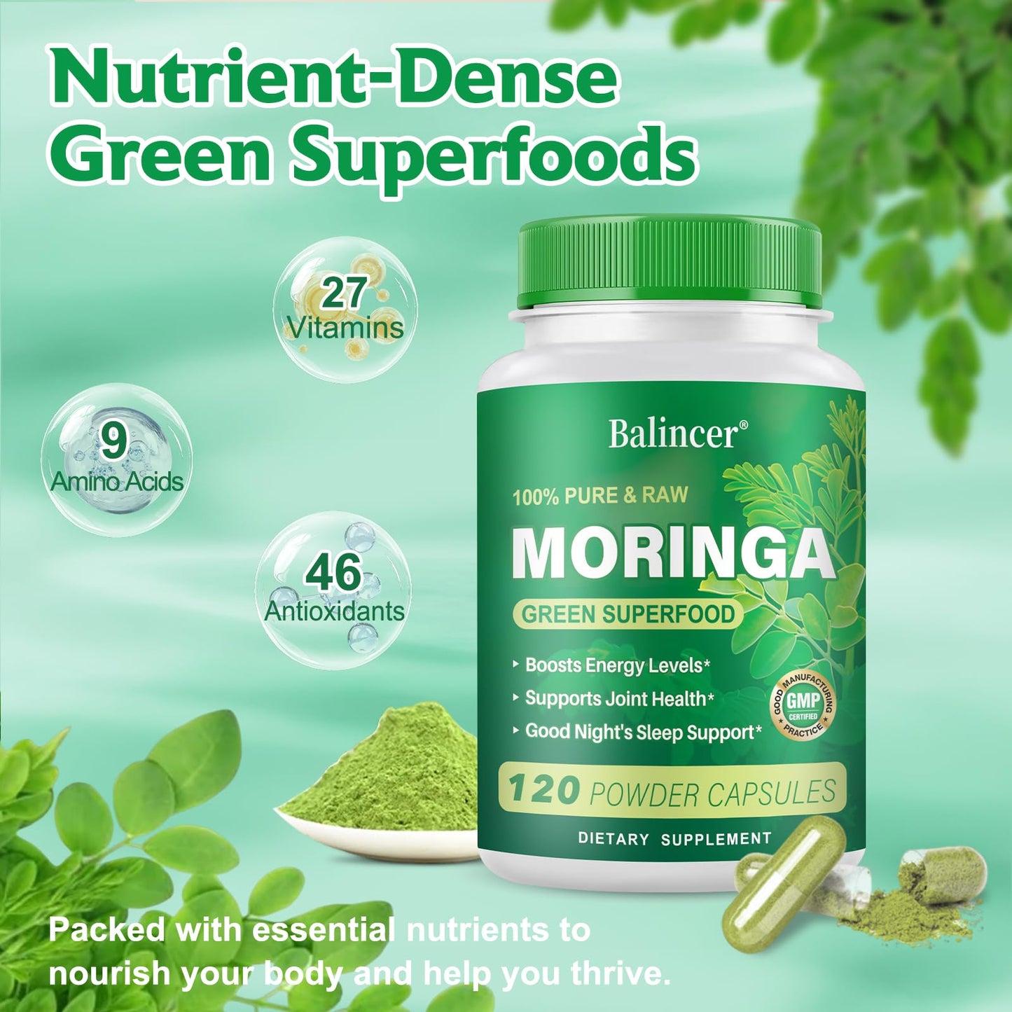 Balincer Moringa Capsules, 240 Capsules