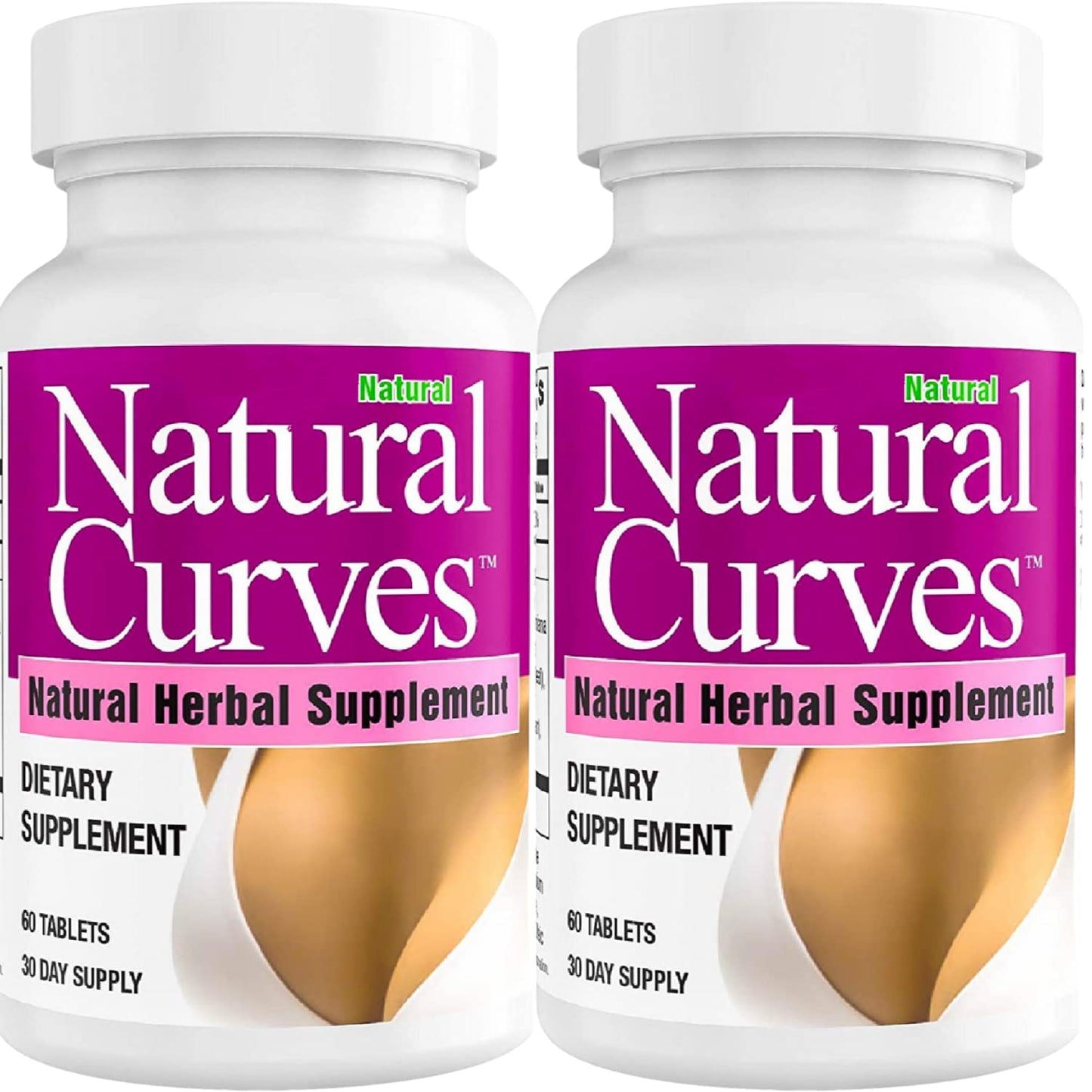 Natural Curves Natural Breast Enhancement Pills with Saw Palmetto Tablet 120 Count