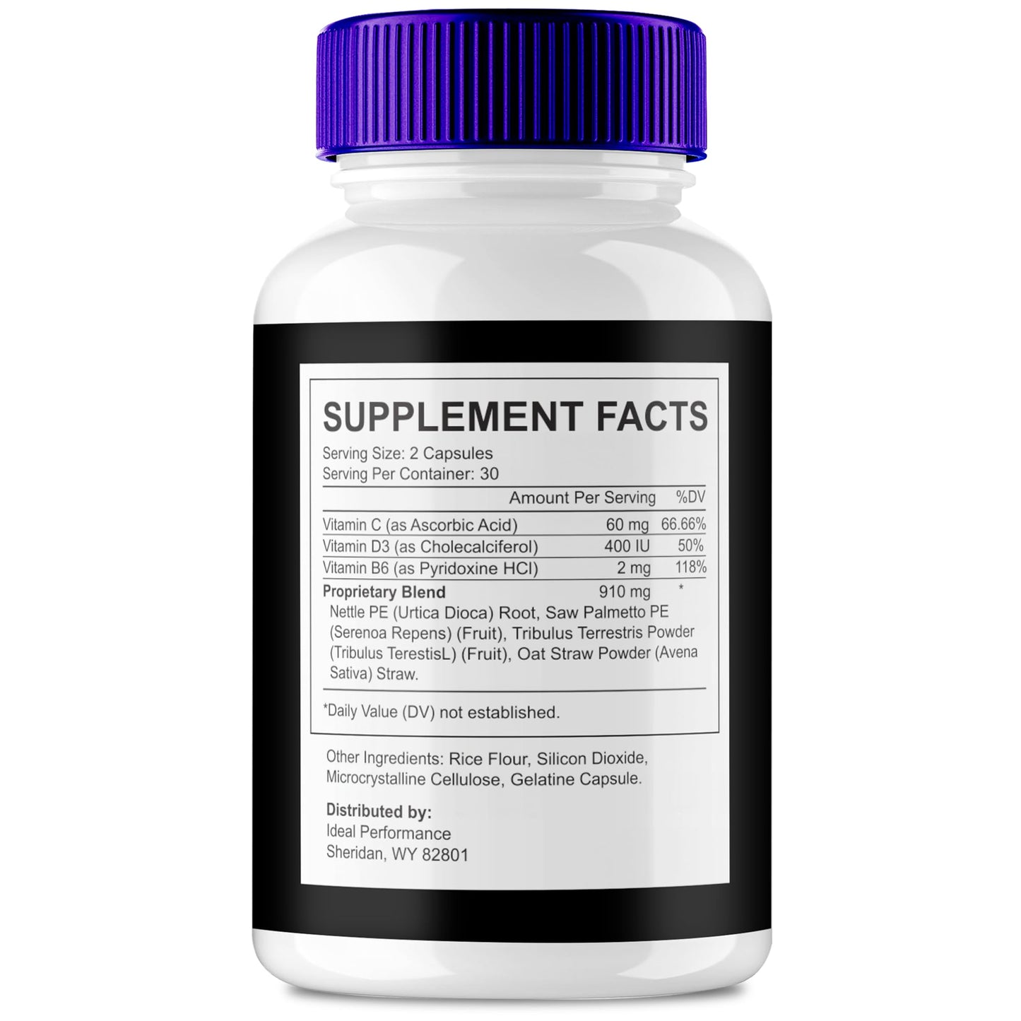 IDEAL PERFORMANCE Uroflux Pro for Men Capsules, 120 Count