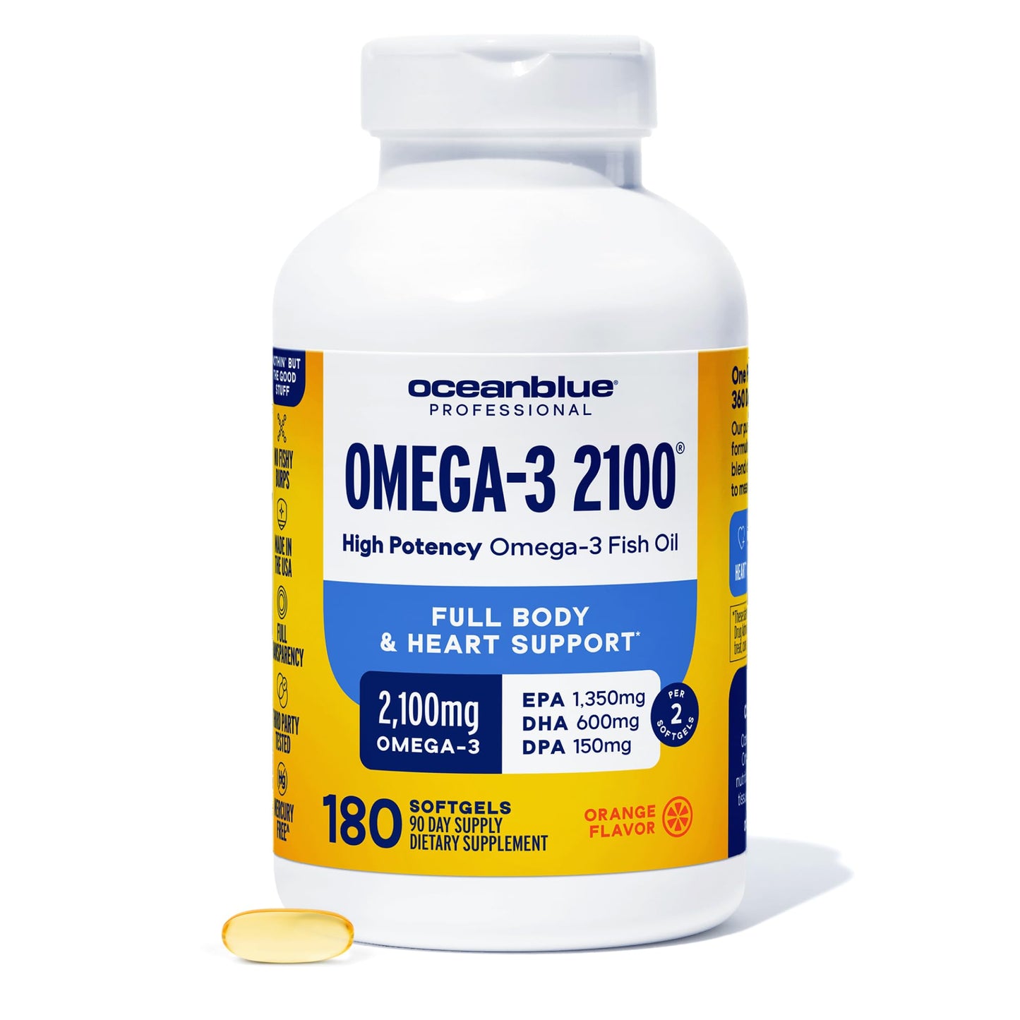 Oceanblue Omega-3 2100 Softgels 180