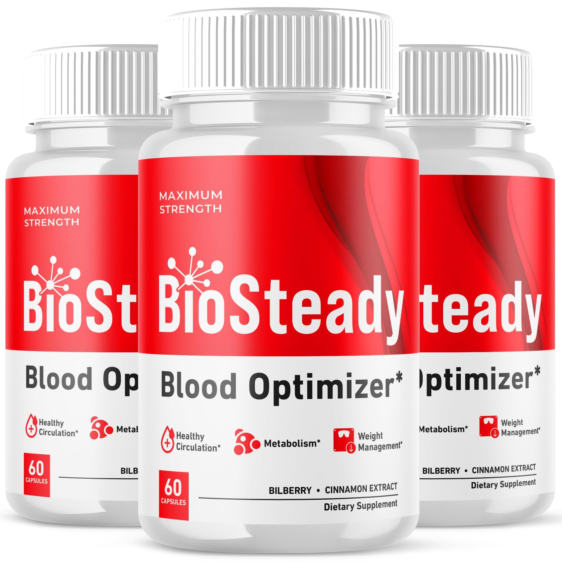 Flex University Biosteady Blood Optimizer Capsules, 180 Capsules