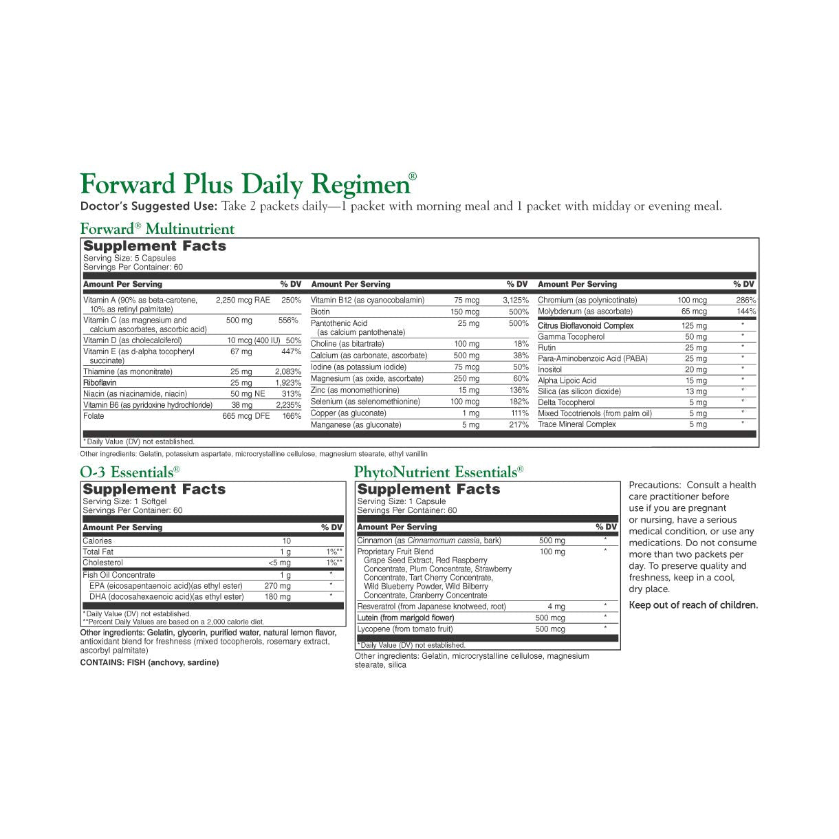 DR.WHITAKER Forward Plus Daily Regimen Capsules, 60 Count