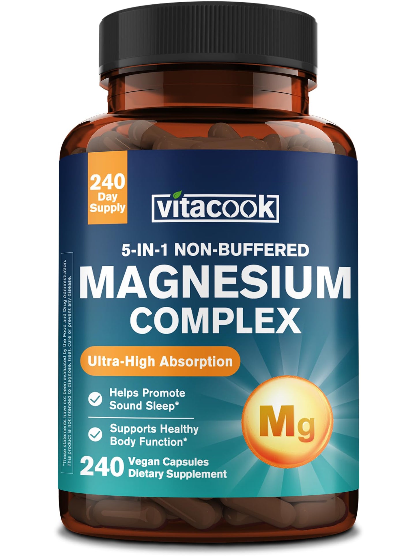Vitacook 5-in-1 Magnesium Complex Capsules 240 Count