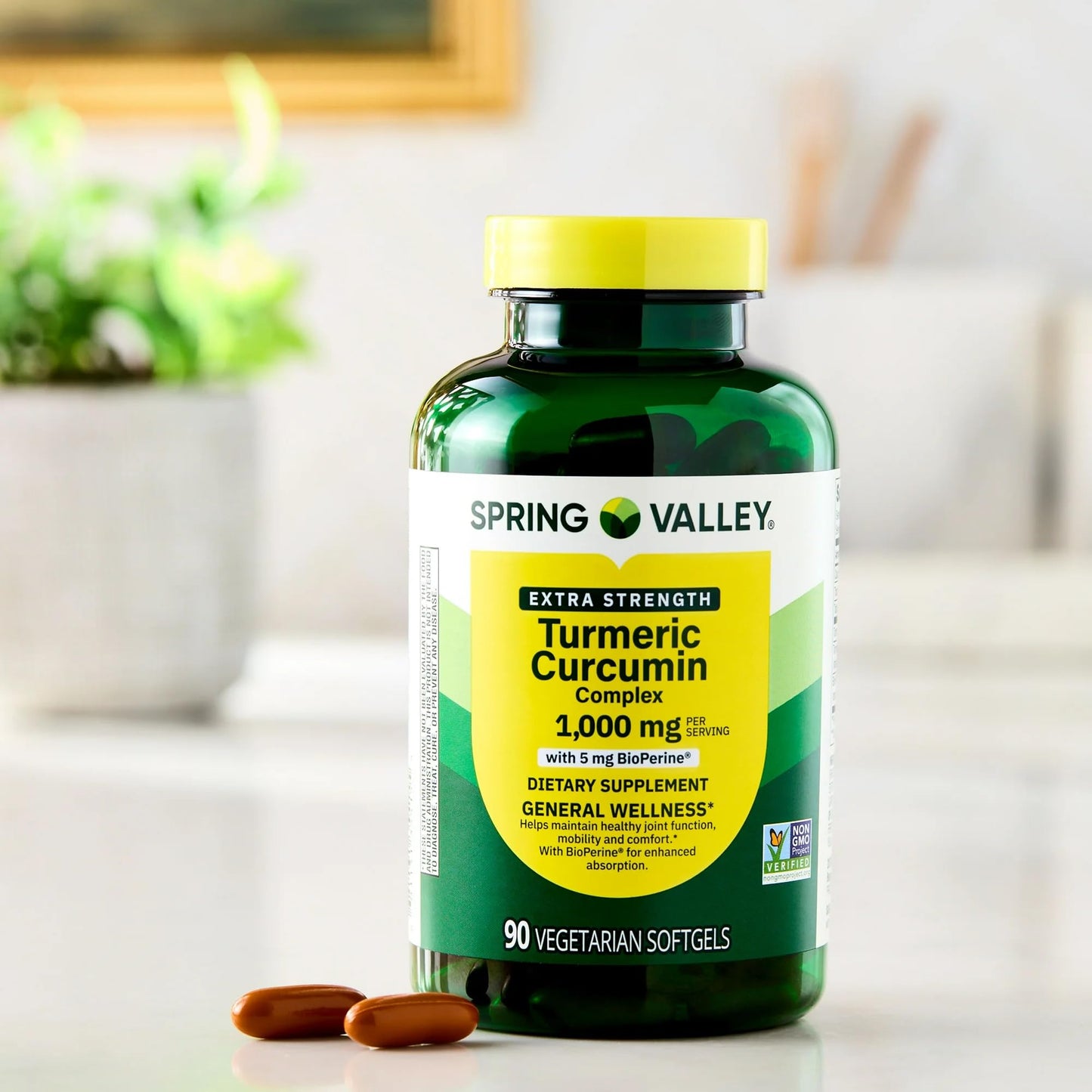 SUREFECT Turmeric Curcumin Complex with BioPerine Softgels 90 count