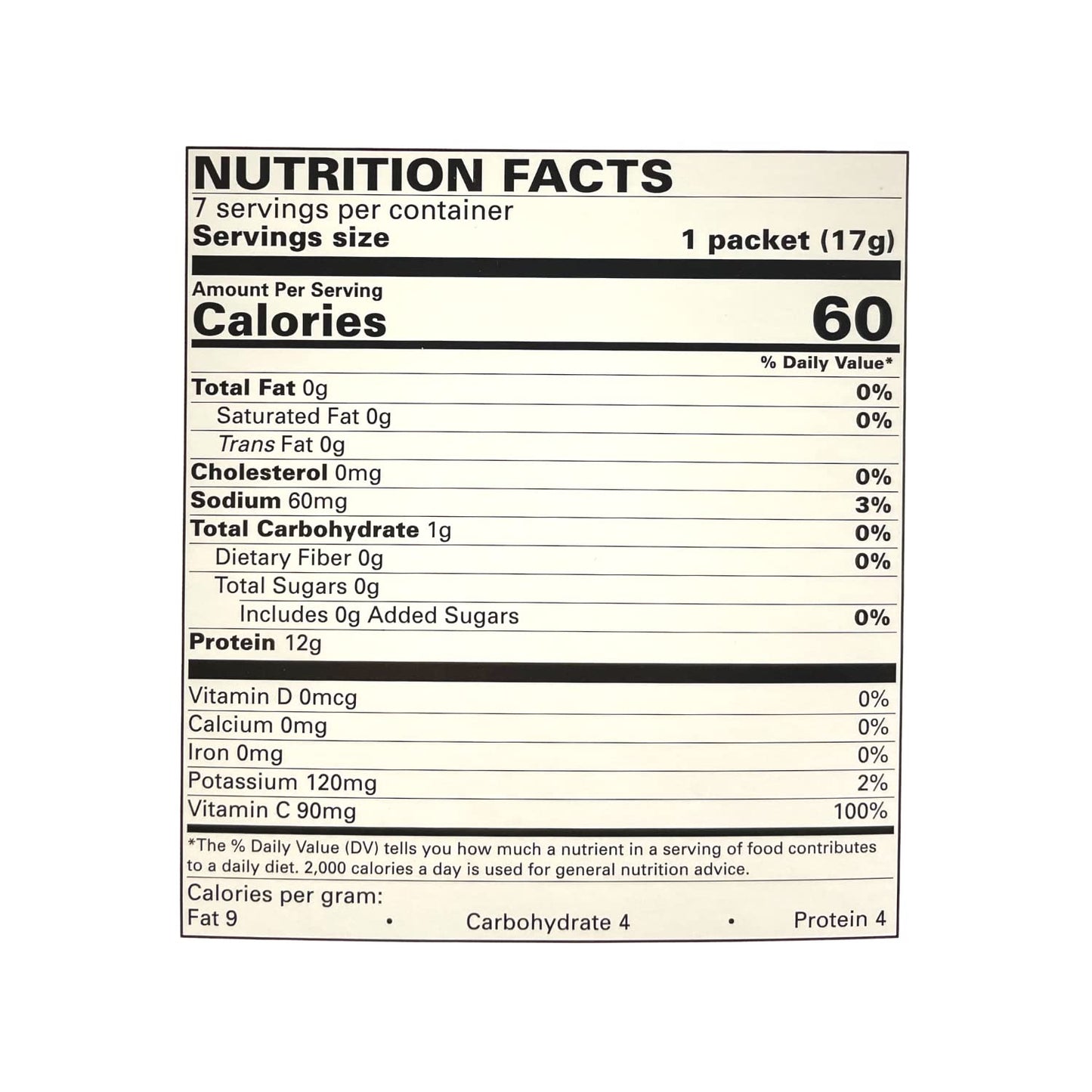 Nutmeg State Nutrition Whey Protein Powder 4.2 oz