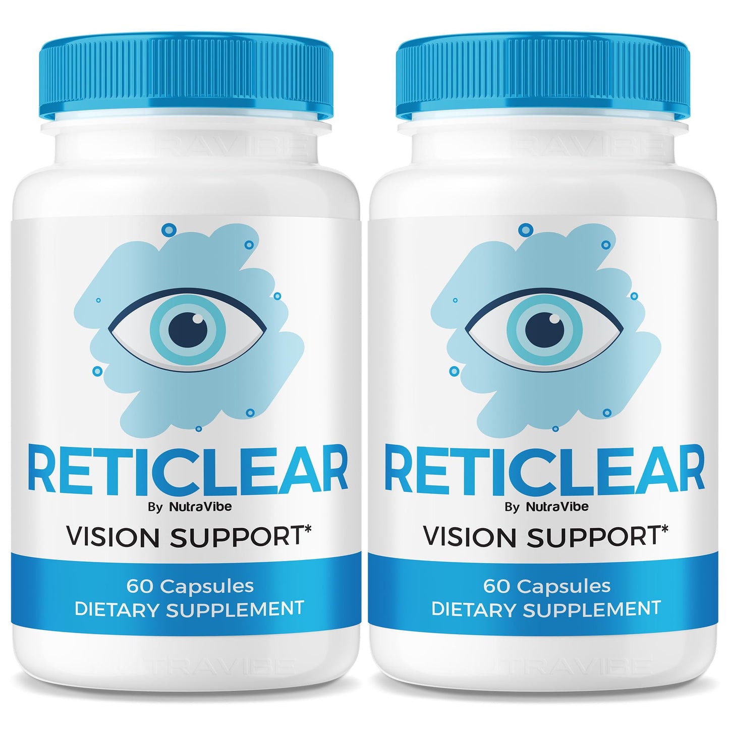 NutraVibe Reticlear Advanced Eye Support Supplement Capsules, 120 Capsules