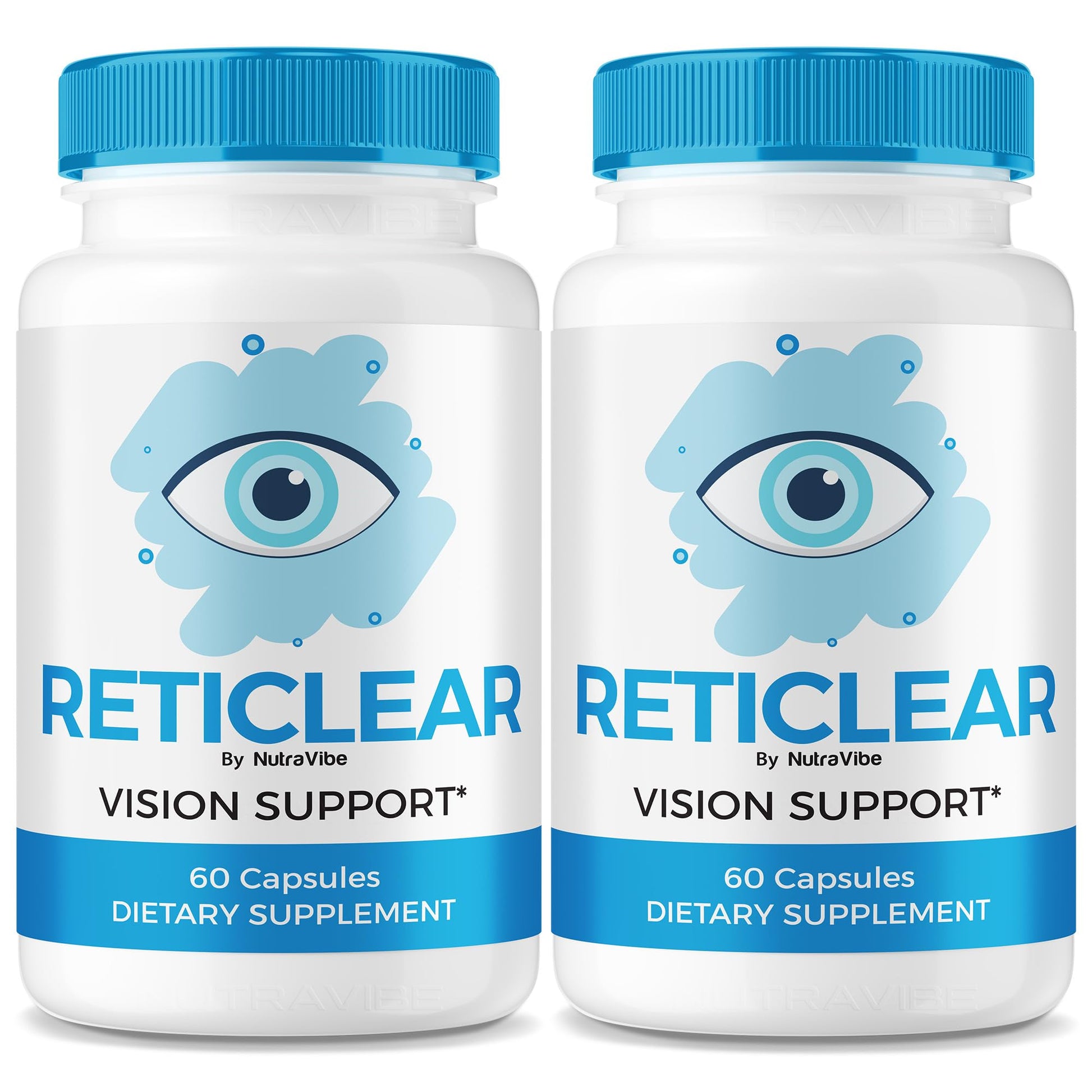 NutraVibe Reticlear Advanced Eye Support Supplement Capsules, 120 Capsules
