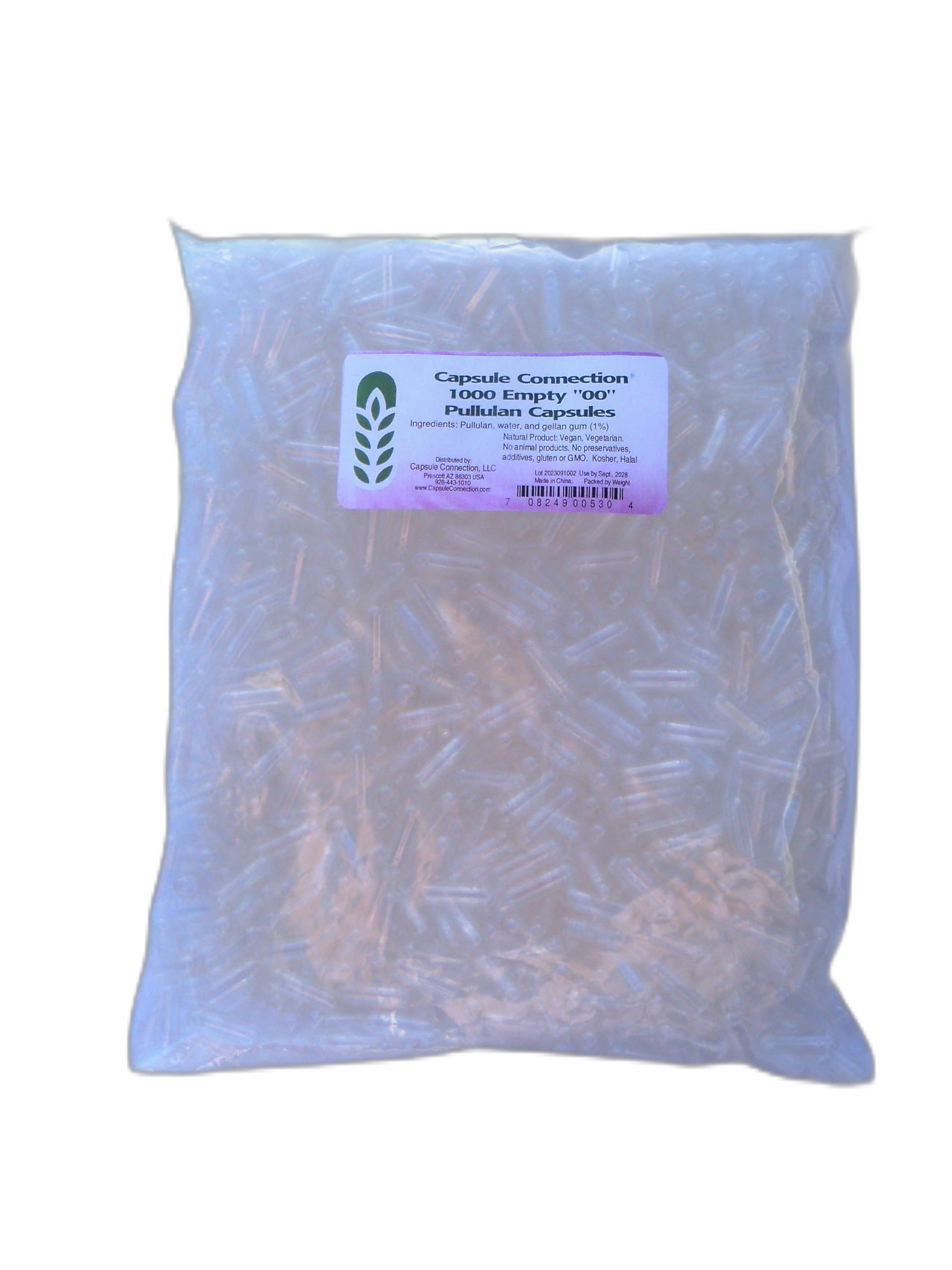 Capsule Connection Empty Pullulan Capsules Size 00, 1000 Capsules