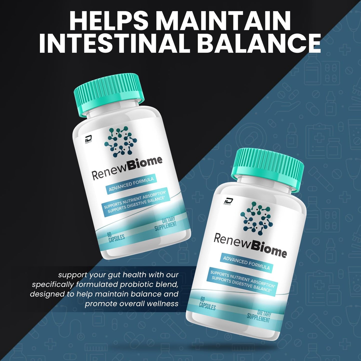 Indelo Renew Biome Capsule 120 Capsules
