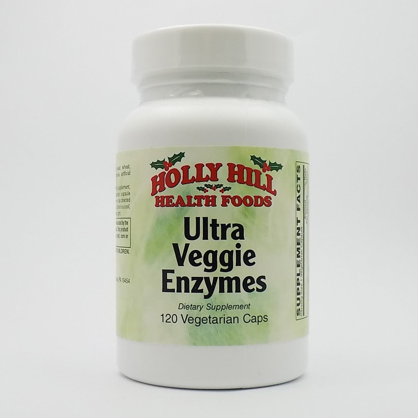 Holly Hill Health Foods Ultra Veggie Enzymes 120 Capsules