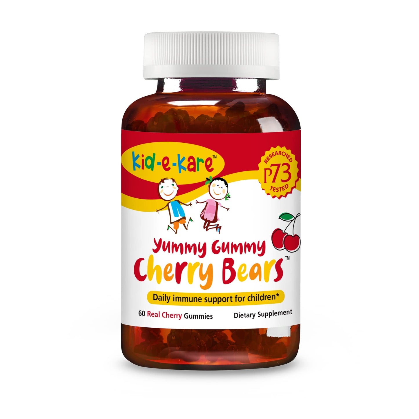 NORTH AMERICAN HERB & SPICE kid-e-kare Yummy Gummy Cherry Bears, 60 Gummies