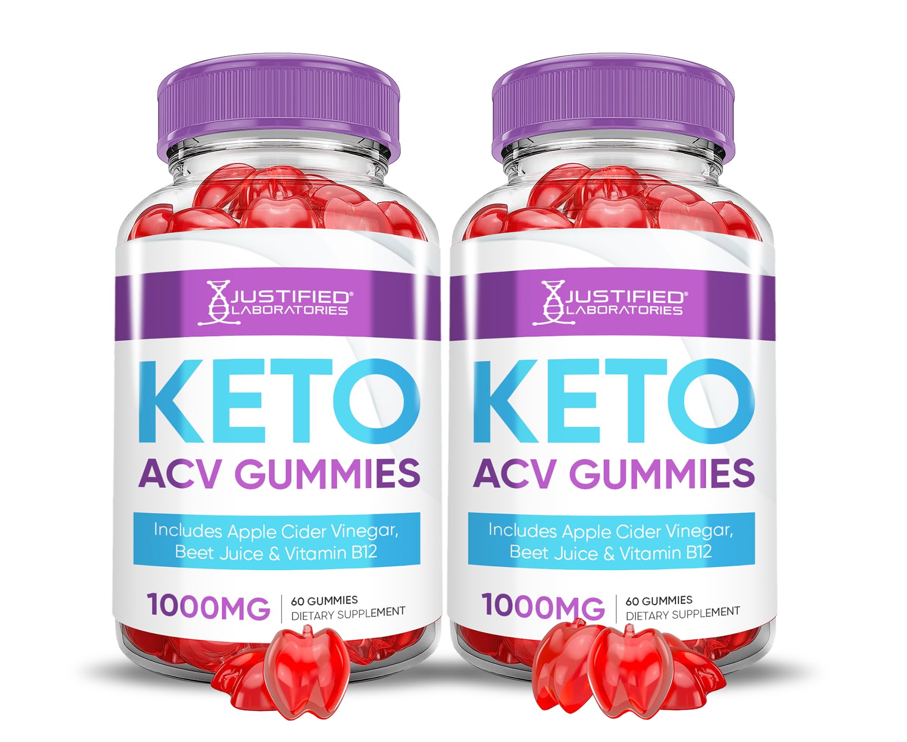 Justified Laboratories Keto ACV Gummies 120 Gummies