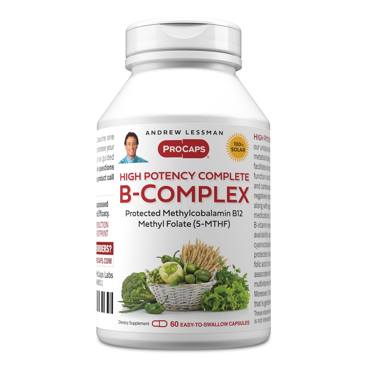 ANDREW LESSMAN High Potency B-Complex 60 Capsules