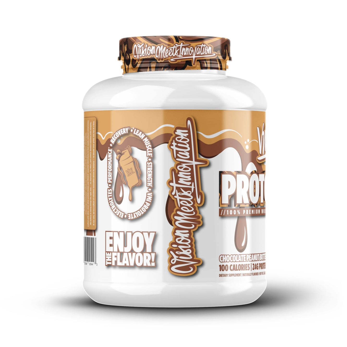 VMI Sports ProtoLyte Whey Isolate Protein Powder, Chocolate Peanut Butter, 55 Servings