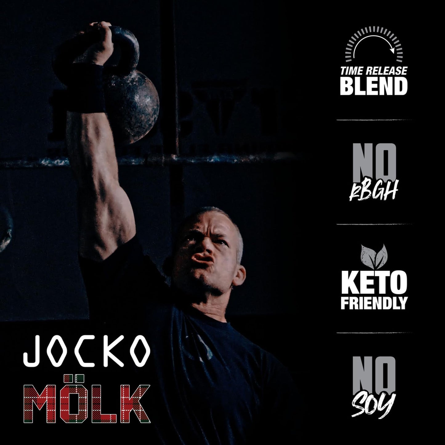Jocko Fuel Whey Protein Powder, Gingerbread Cookie, 32 Servings