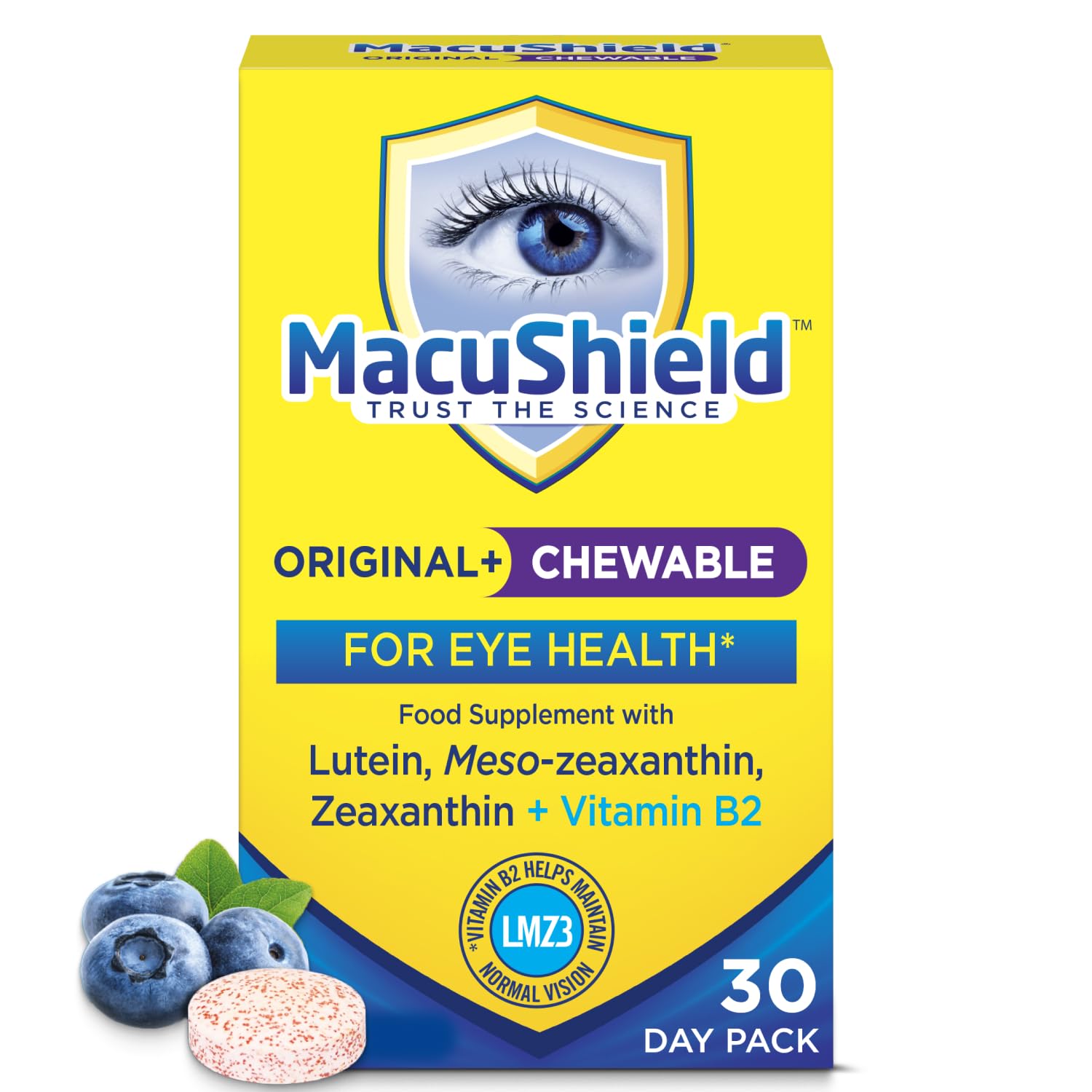 MacuShield Macushield Original Chewable 30 Tablets