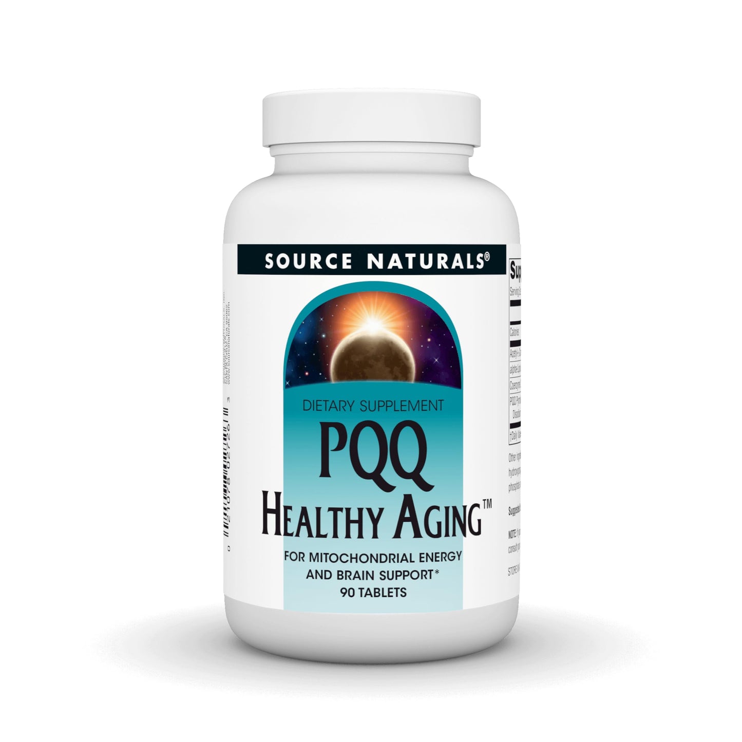 Source Naturals PQQ Healthy Aging - for Mitochondrial Energy & Brain Support Tablet, 90 Count
