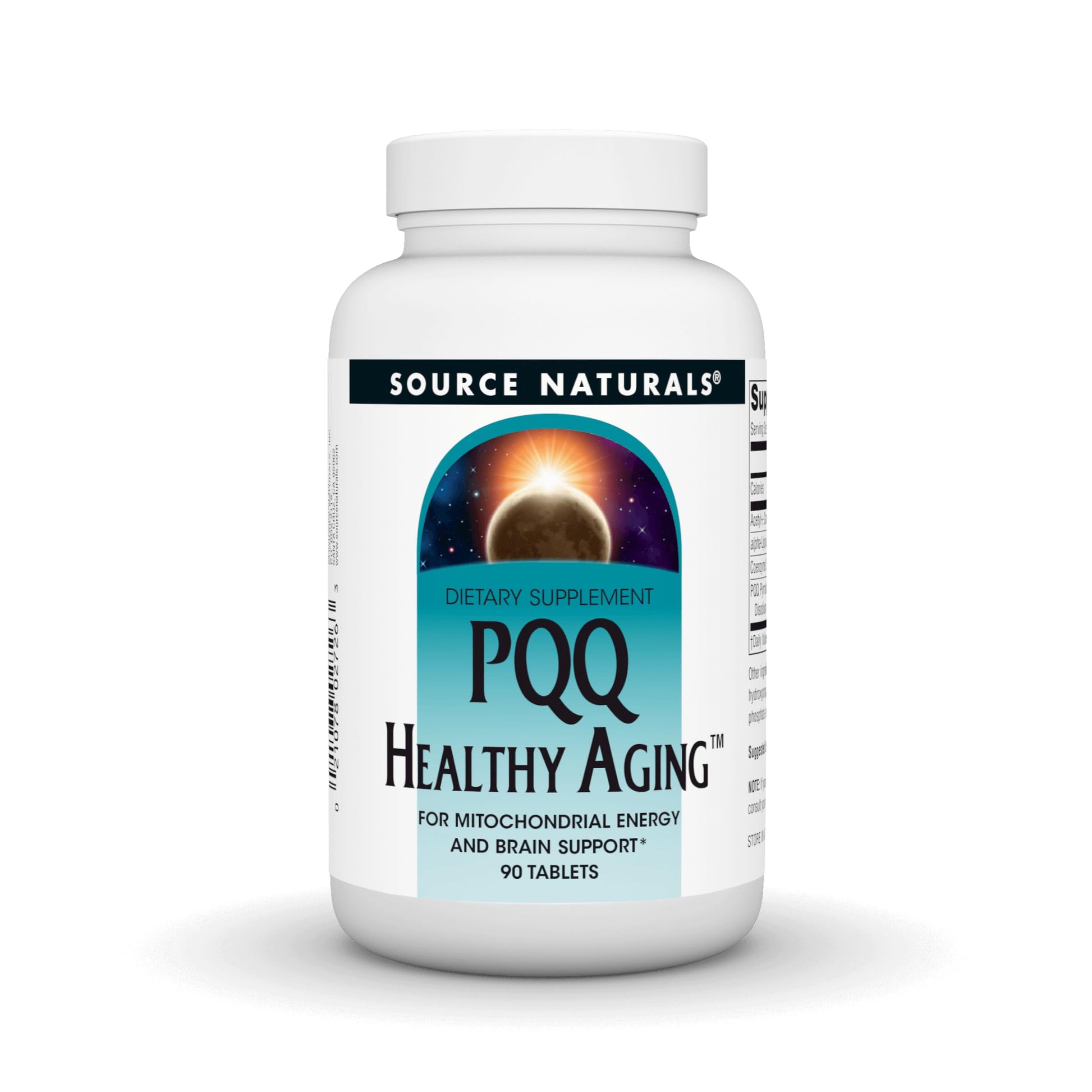 Source Naturals PQQ Healthy Aging - for Mitochondrial Energy & Brain Support Tablet, 90 Count