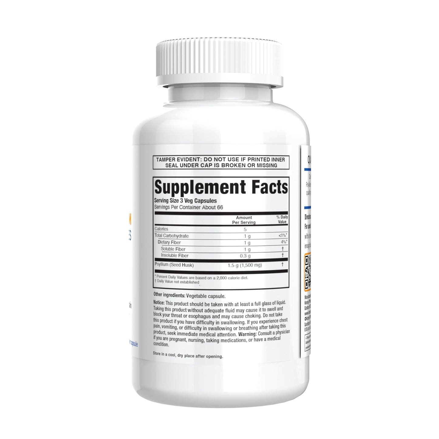 Konsyl Daily Psyllium Fiber Capsules 400 Count