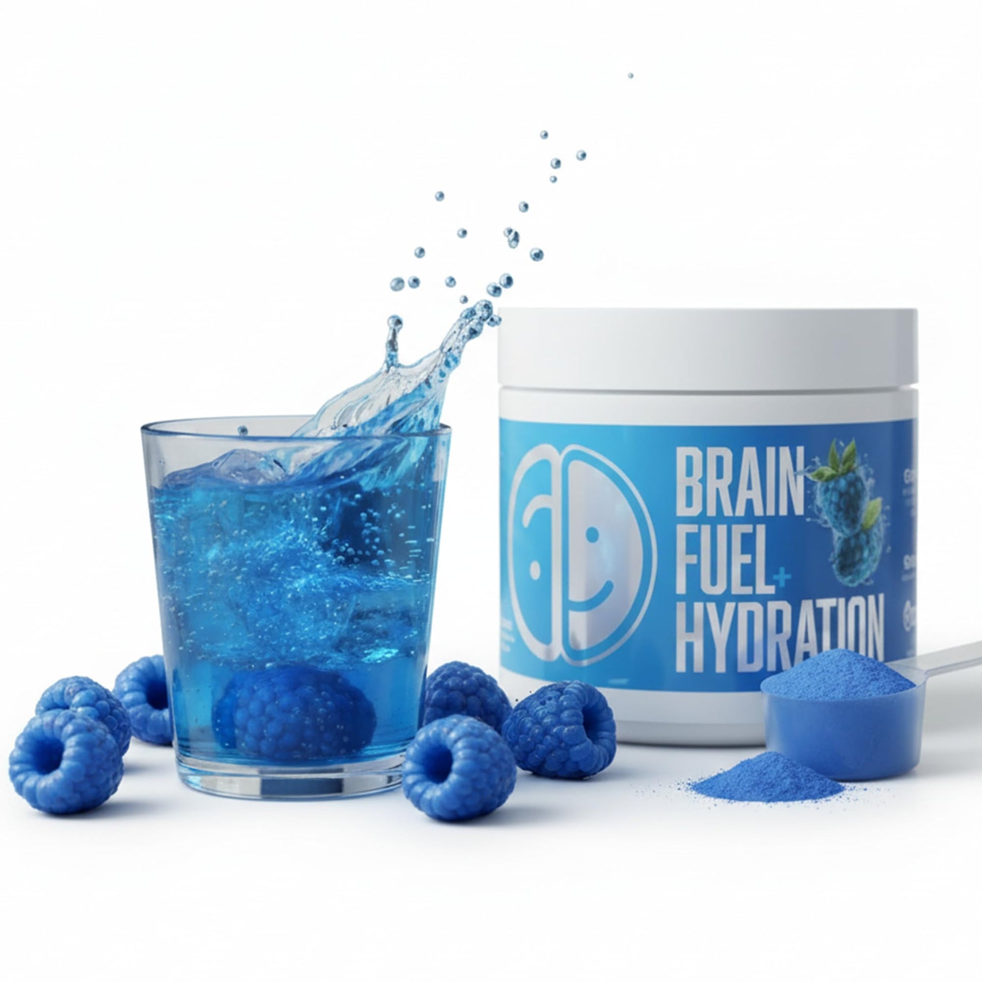 Lithios Brain Fuel+ Nootropics Powder, Blue Raspberry, 3.4 Ounce