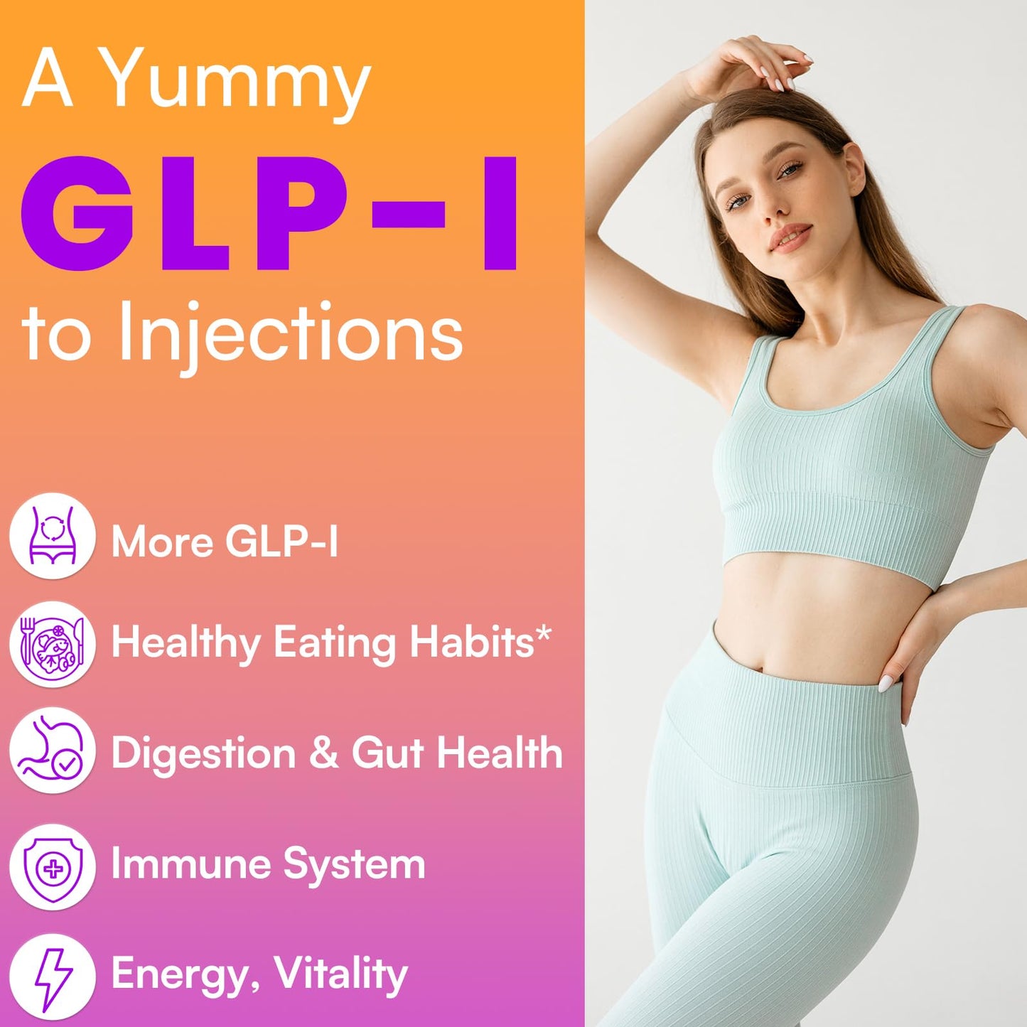 Cfuful GLP-1 Activation Probiotic Capsule with Akkermansia and Berberine 90 Capsules