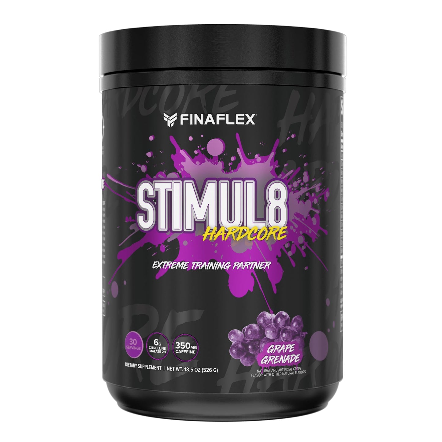 FINAFLEX STIMUL8 Hardcore Grape Grenade Powder 18.5 Ounce