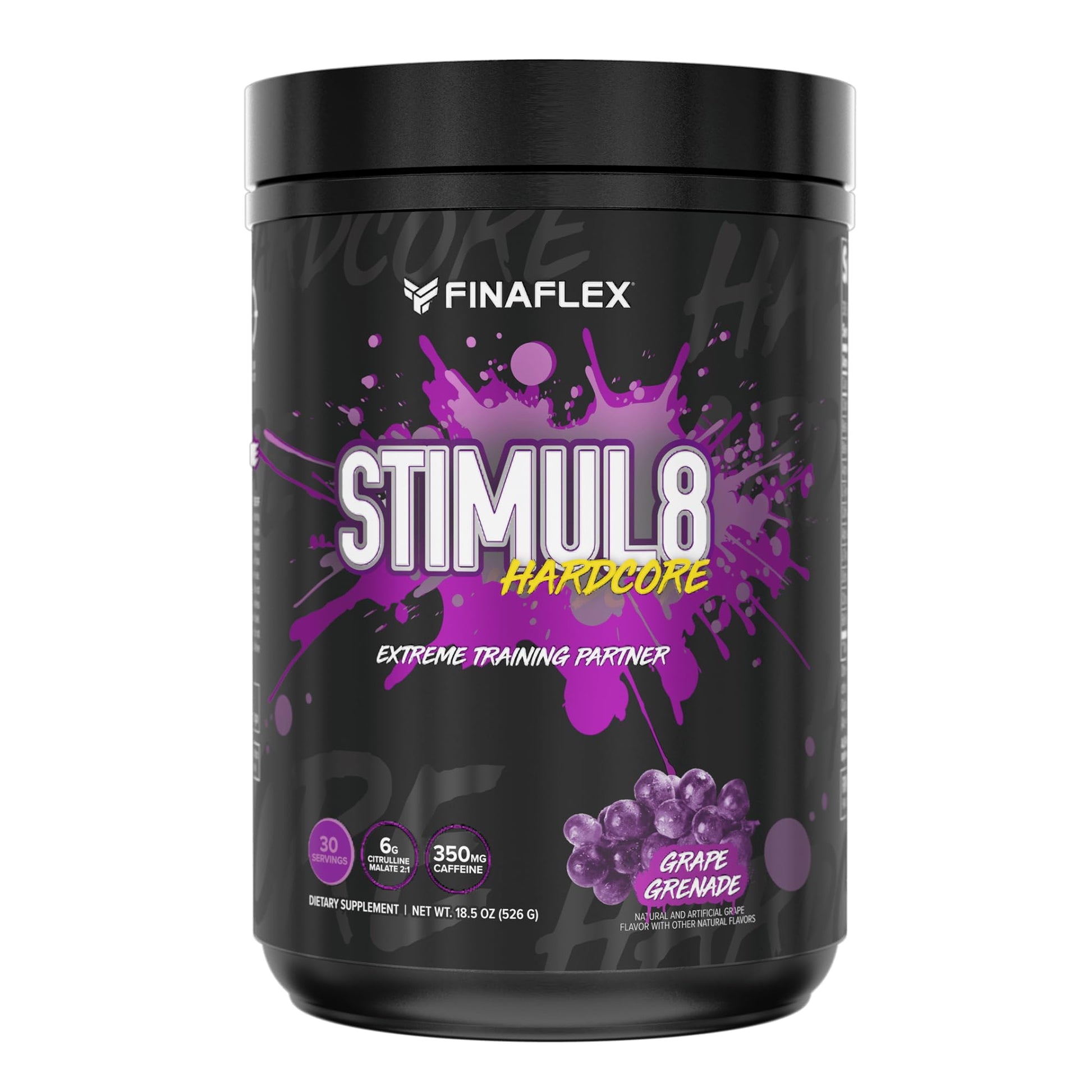 FINAFLEX STIMUL8 Hardcore Grape Grenade Powder 18.5 Ounce