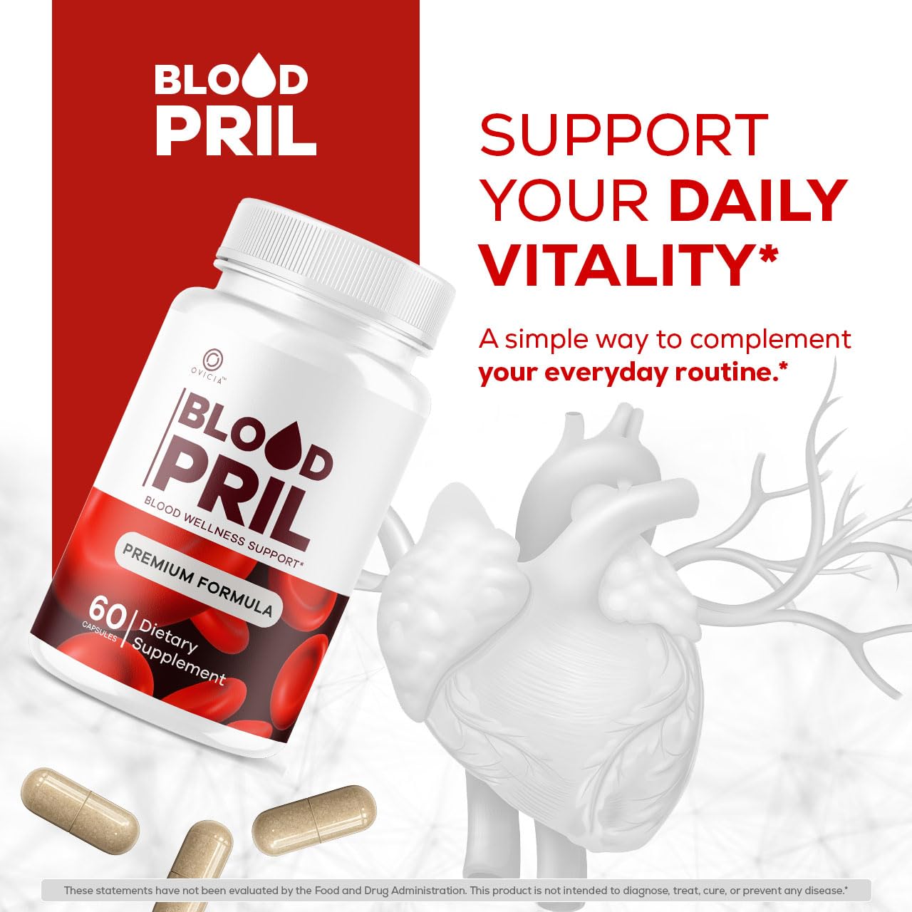 OVICIA Blood Pril Capsules 120 Capsules