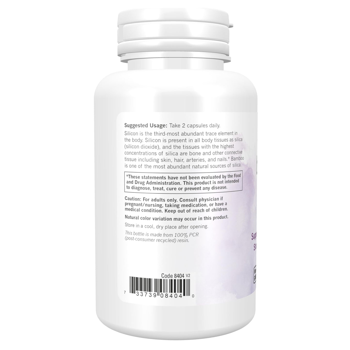 NOW Foods Bamboo Silica Beauty Capsule, 90 Veg Capsules