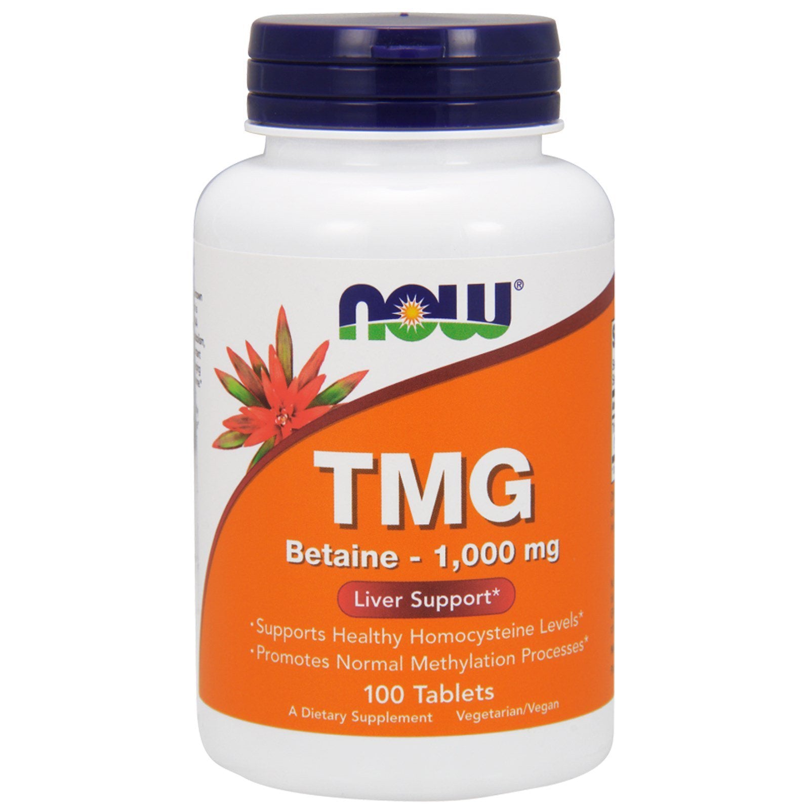NOW Foods TMG 1000mg Tablets, 200 Tablets
