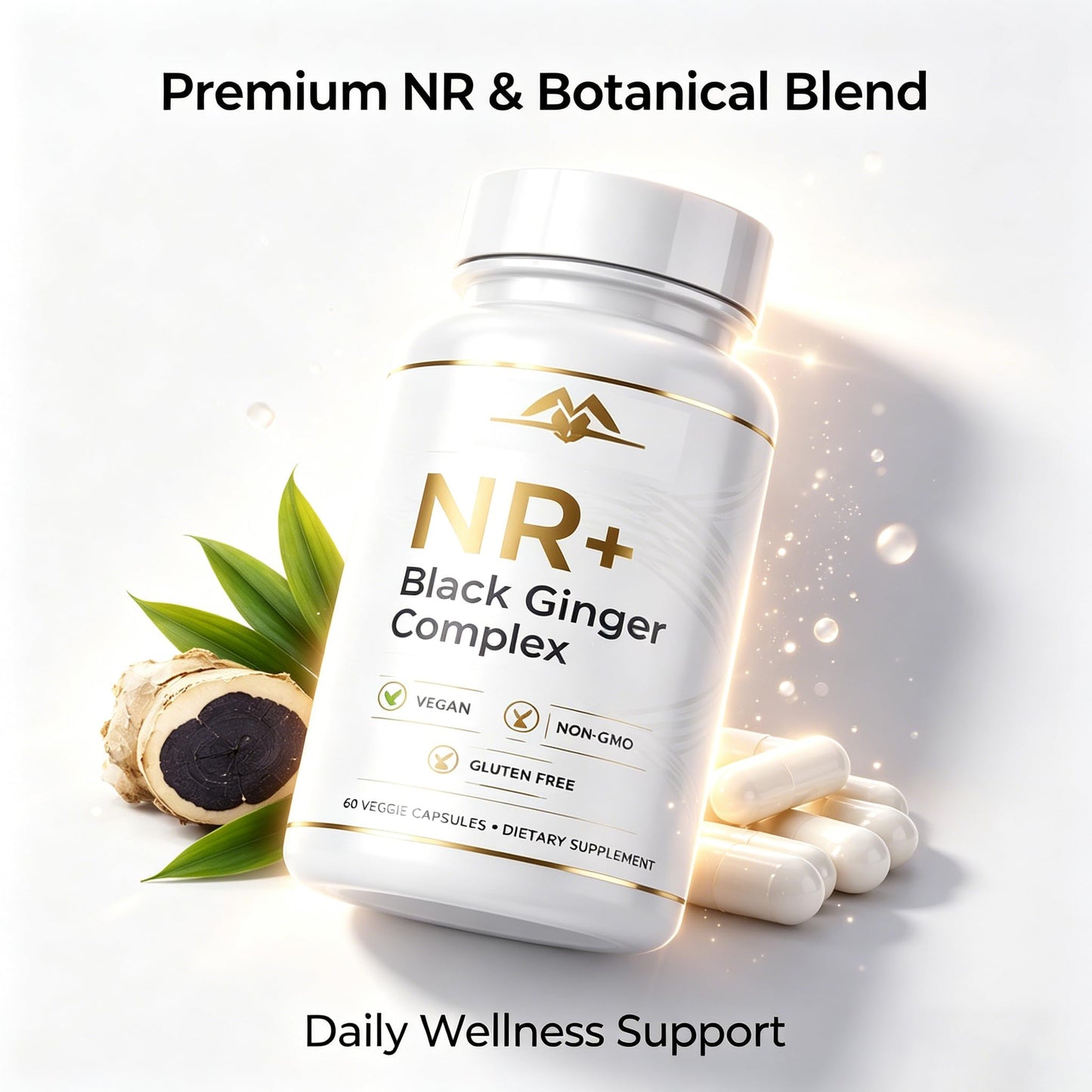 Guliqi NR + Black Ginger Complex, 60 Capsules