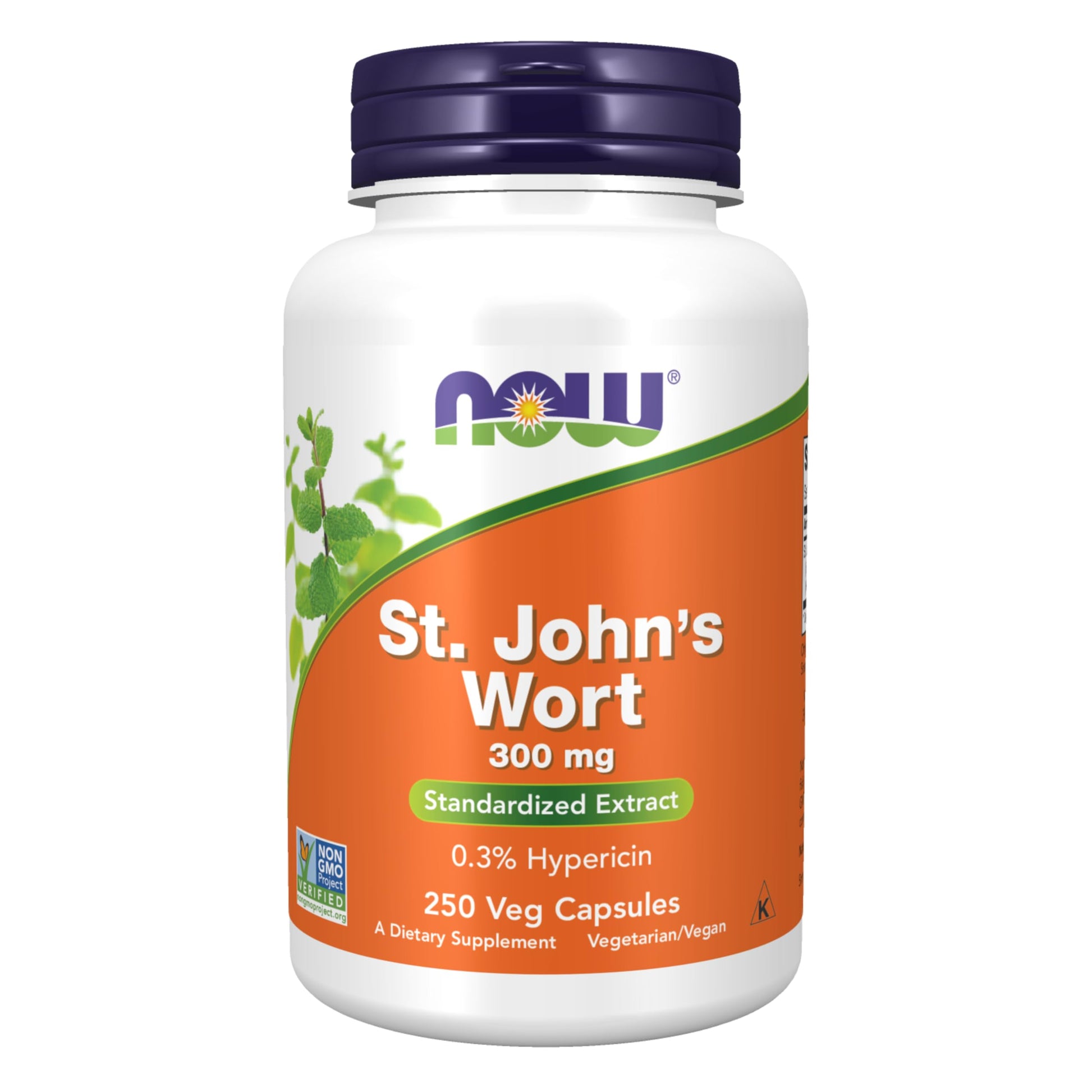 NOW Foods St. John's Wort 300 mg Standardized Extract Capsule 250 Veg Capsules