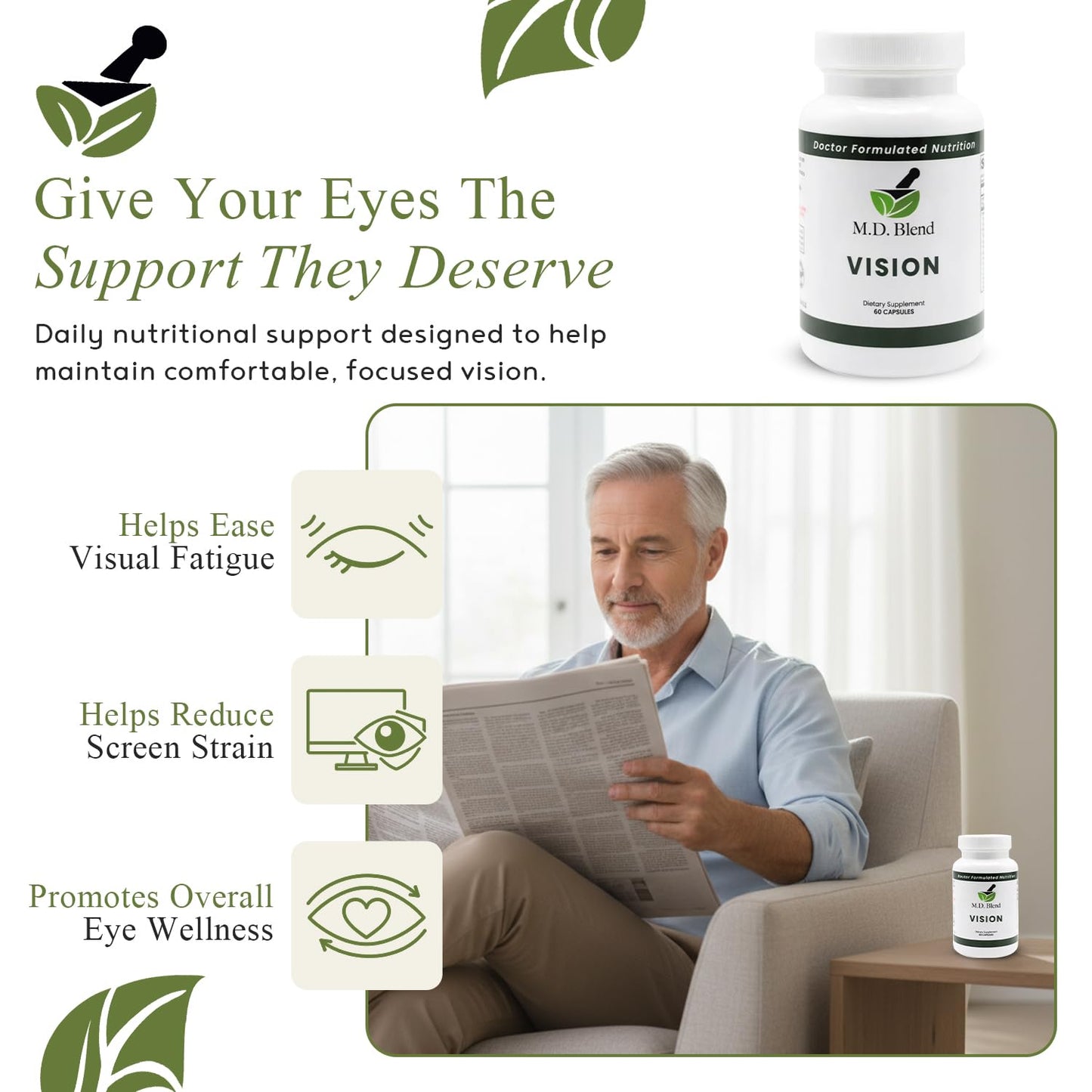 M.D. Blend Vision Capsule, 30 Capsules