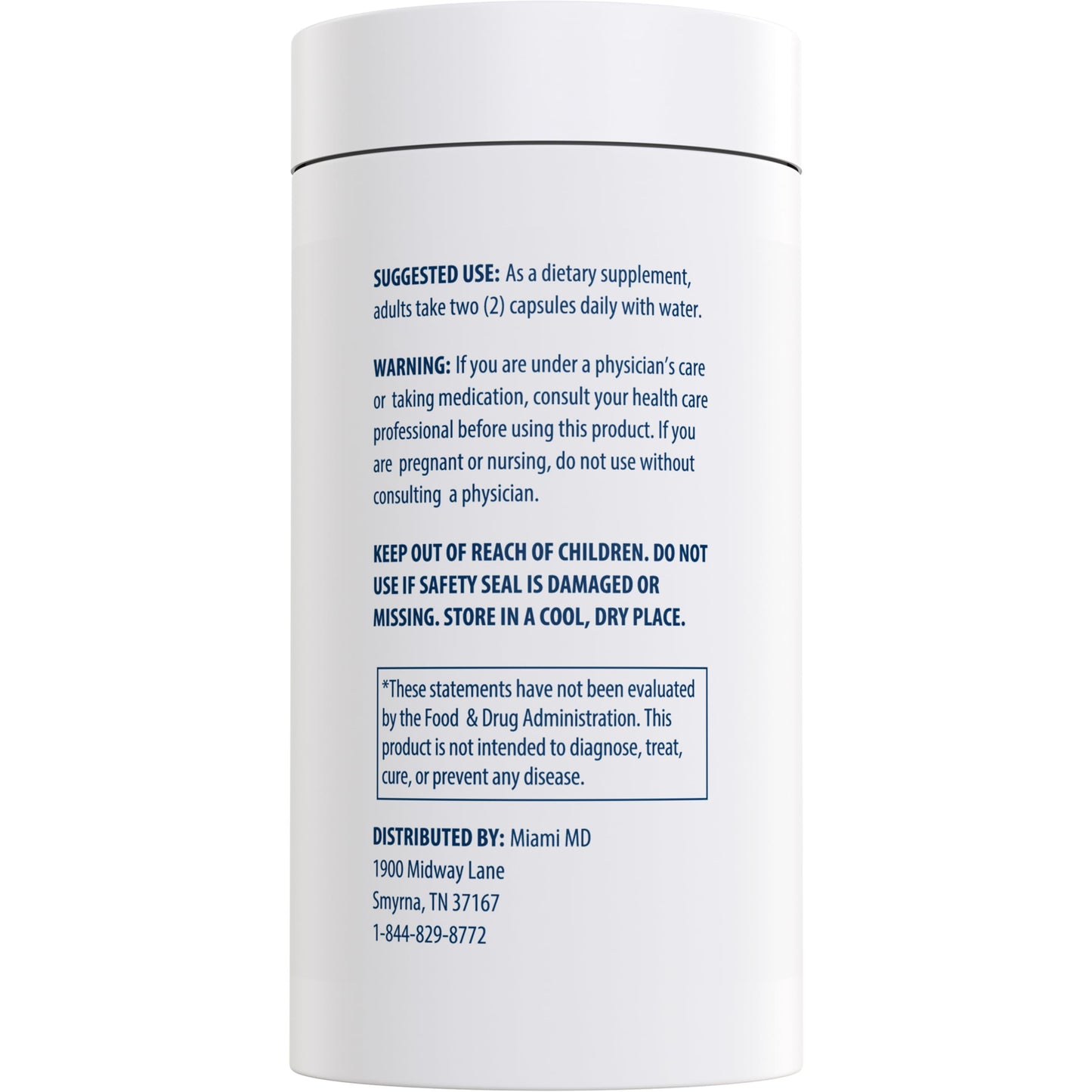 MiamiMD Total Beauty Matrix Collagen Supplements for Women Capsules 6 Pack