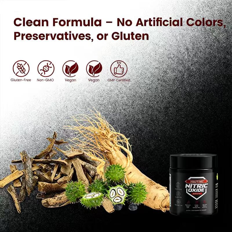 HolyTime Nitric Oxide Softgels 120 Count