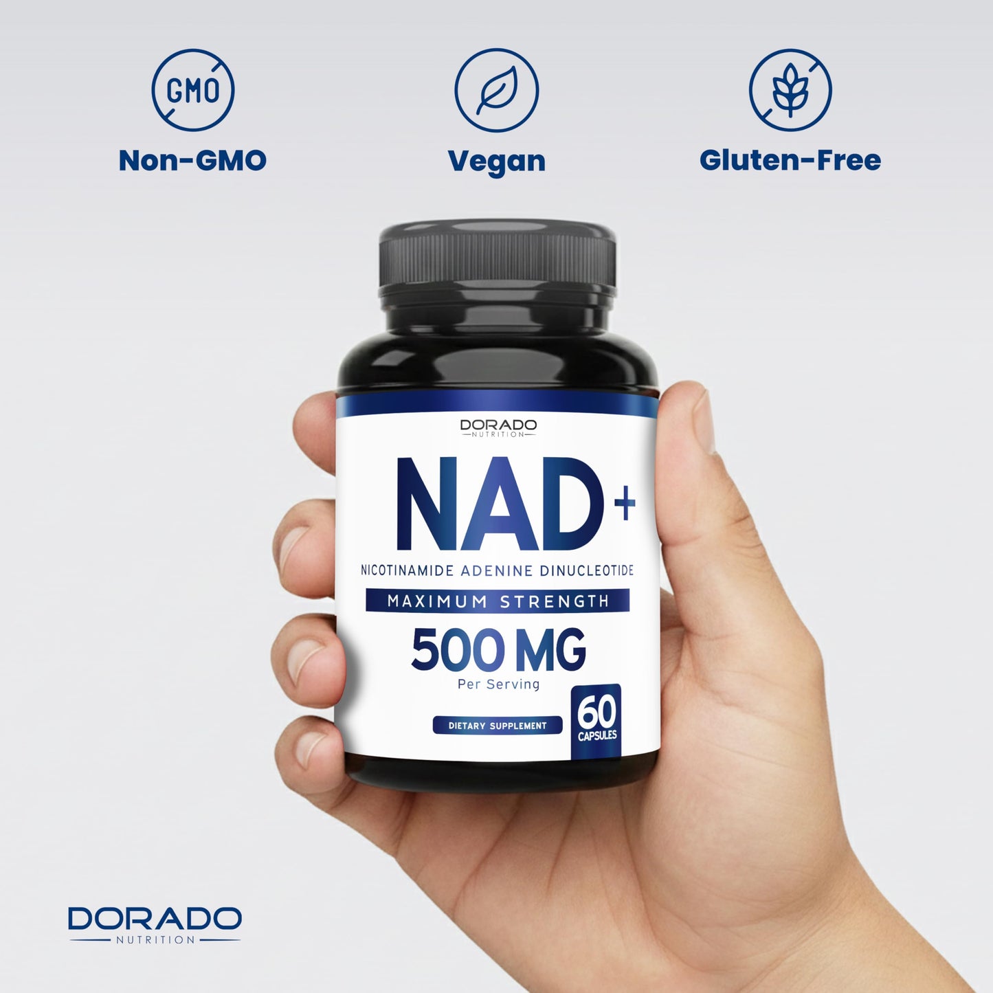 Dorado Nutrition NAD+ Supplement Capsule 60 Count