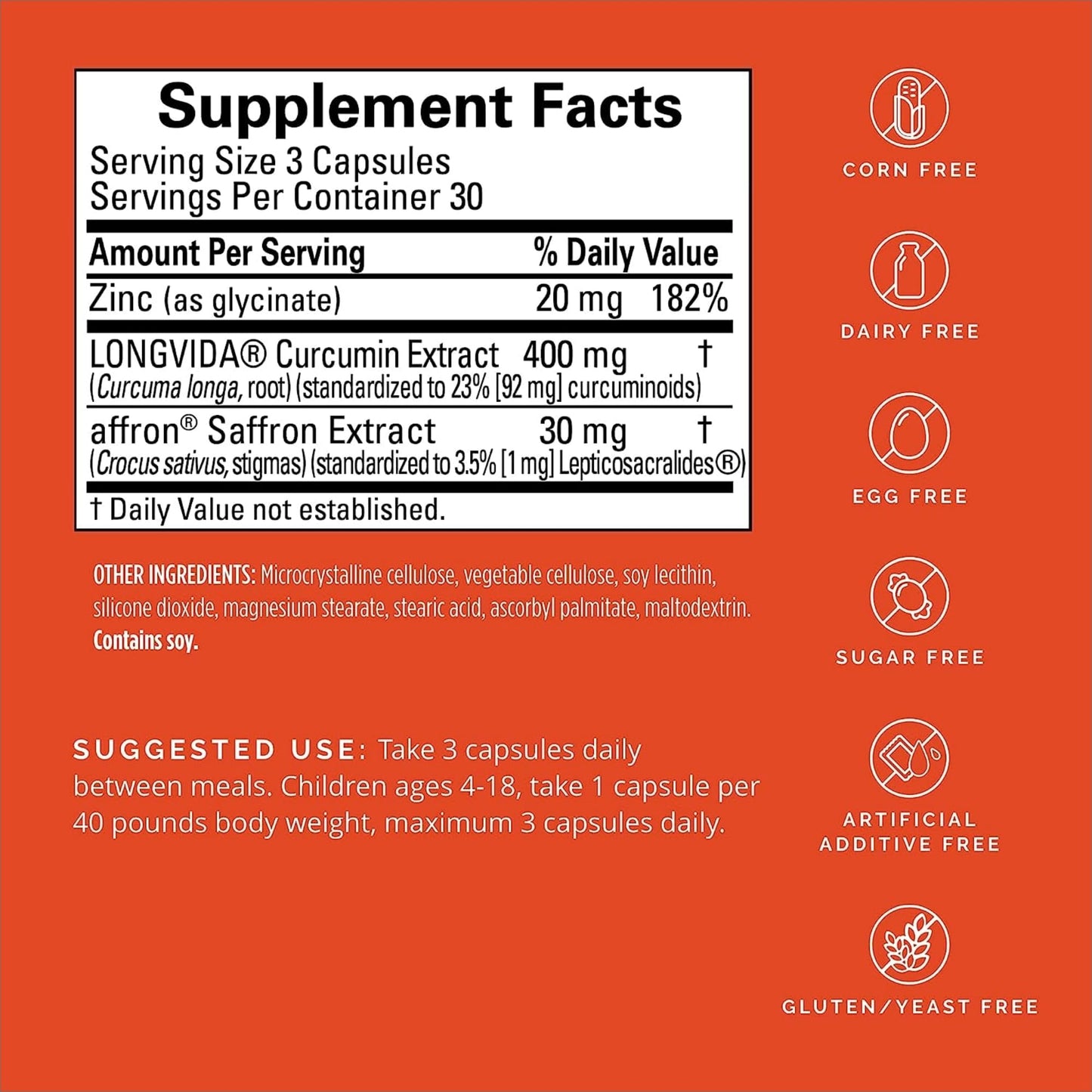 BRAINMD Dr Amen Happy Saffron Plus 180 Capsules