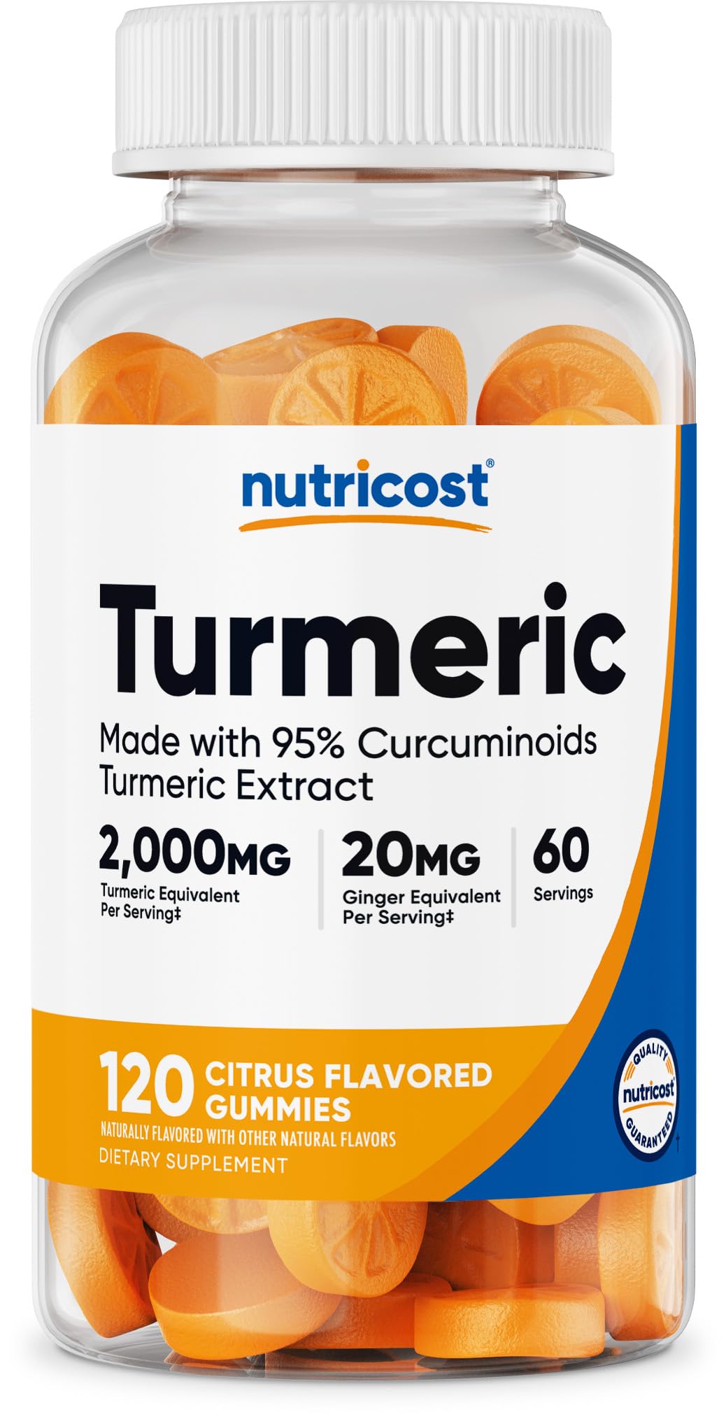Nutricost Turmeric Gummies (2,000mg) 120 Gummies