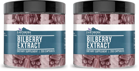 Earthborn Elements Bilberry Extract Capsules 400