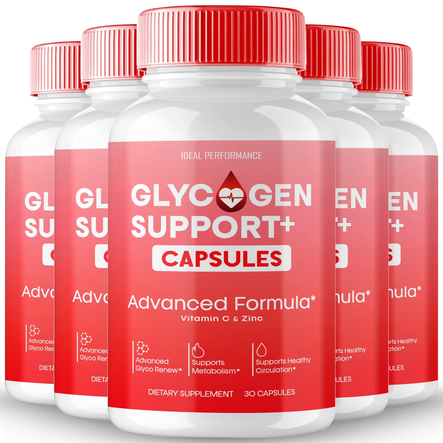 IDEAL PERFORMANCE Glycogen Support Capsules 300-count