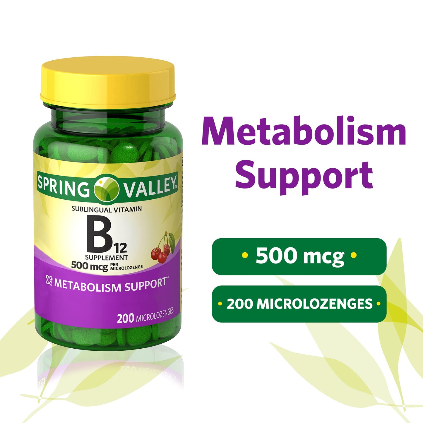 M inch Vitamin B-12 Sublingual Dots Microlozenges, 200 Count