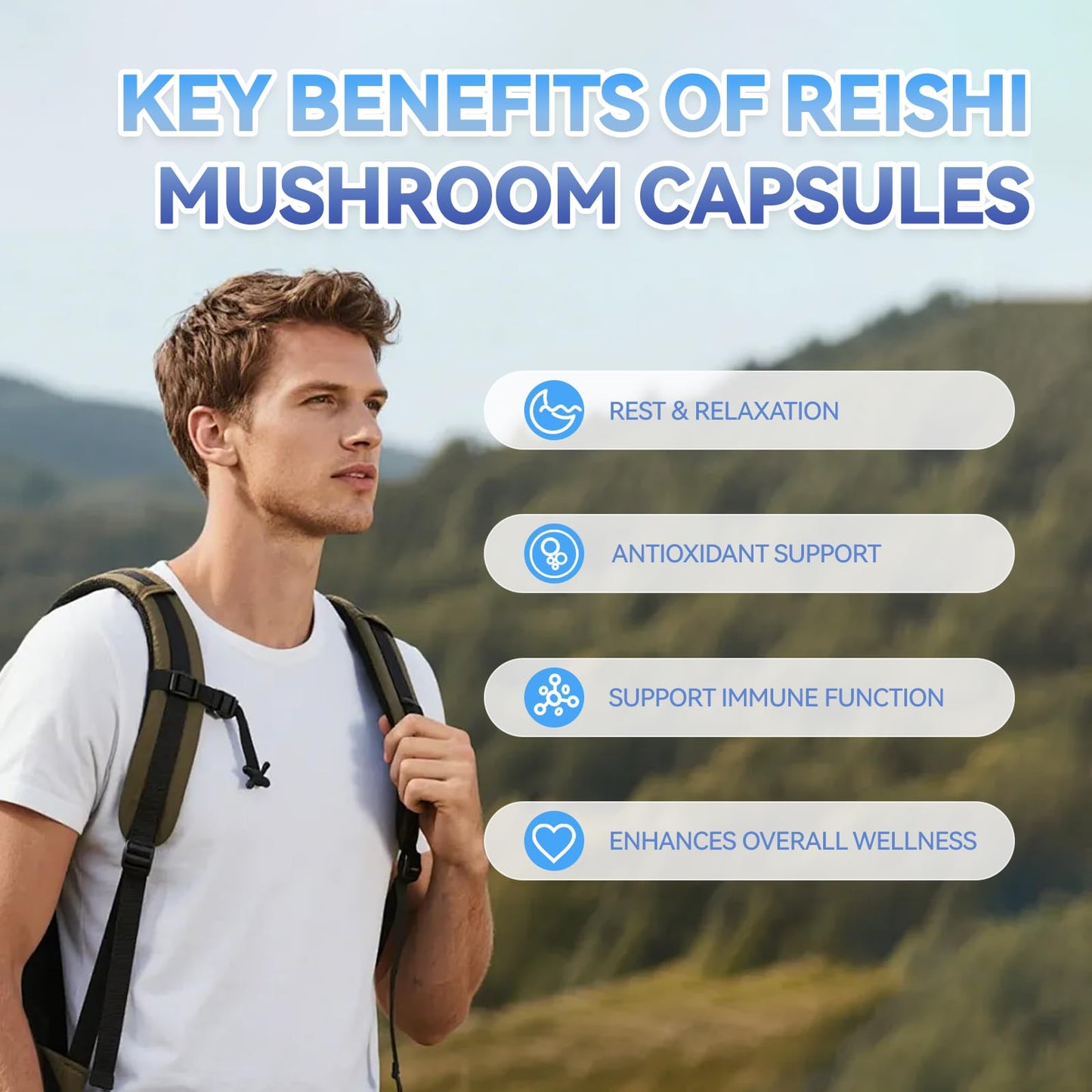Agumoon Reishi Mushroom Capsules, 120 Capsules