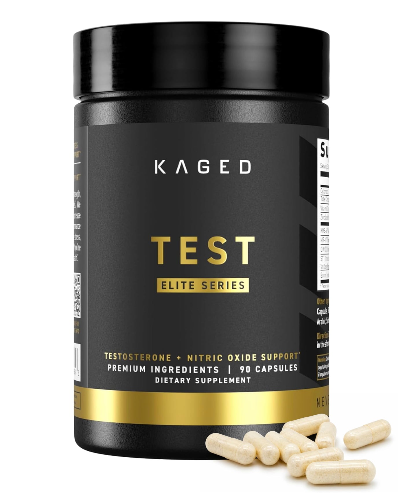 Kaged Test Elite Capsules, 30 Capsules