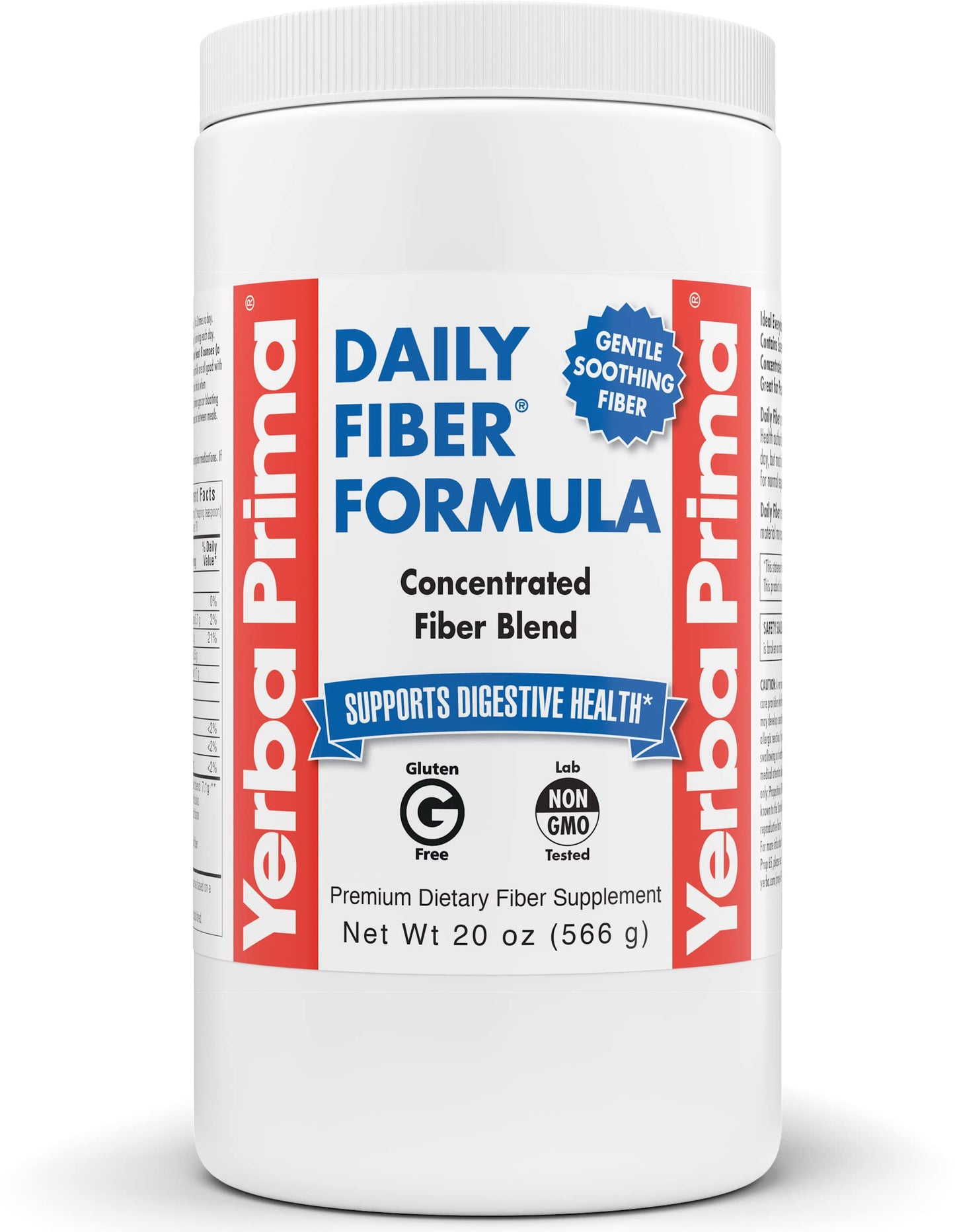 Yerba Prima Daily Fiber Formula Powder 20