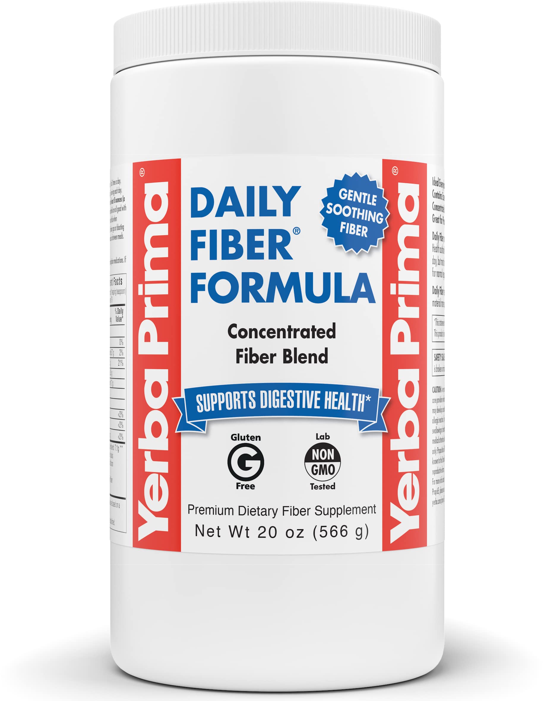 Yerba Prima Daily Fiber Formula Powder 20