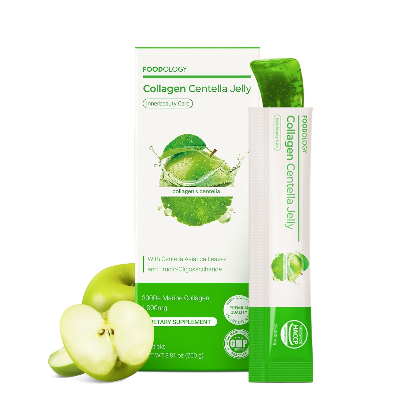 FOODOLOGY Collagen Centella Jelly Gummy 10 Sticks