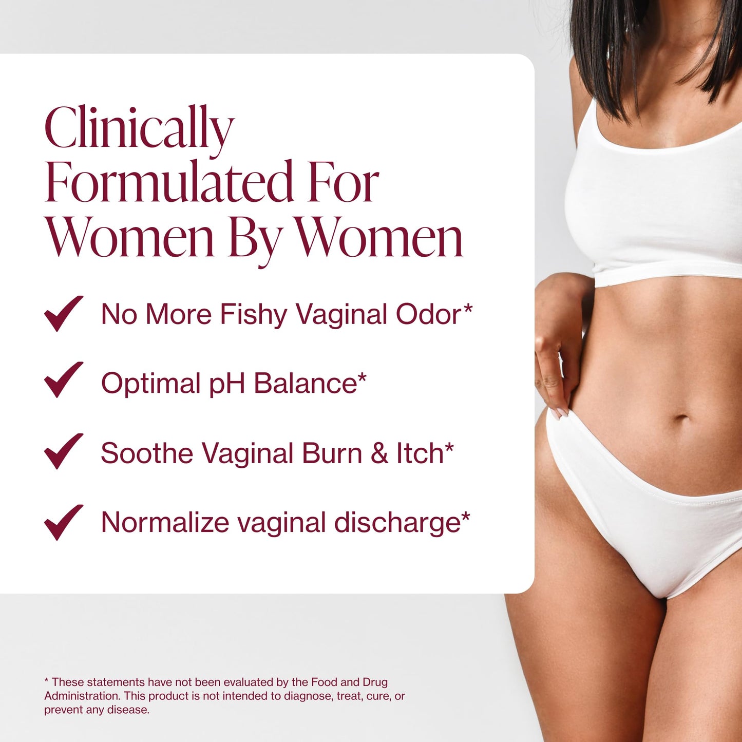 Pure Micronutrients pH Balance Vaginal Probiotics for Women - Odor & Itch Support - Vaginal Health Pills with Cranberry, Lactobacillus & Prebiotics - Feminine Wellness Daily Supplement, 60 Capsules