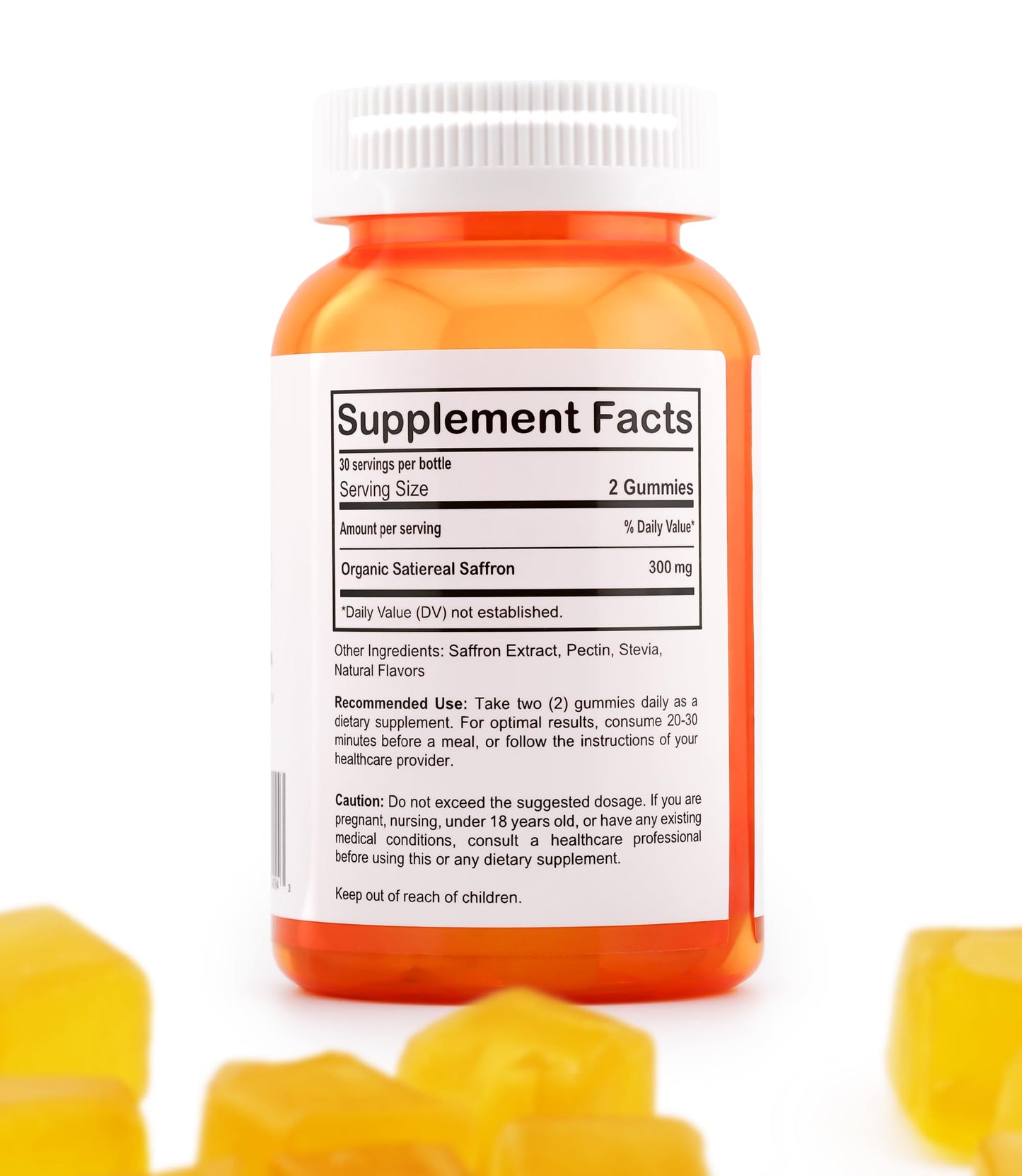 True Nests Saffron Gummies 60 Count