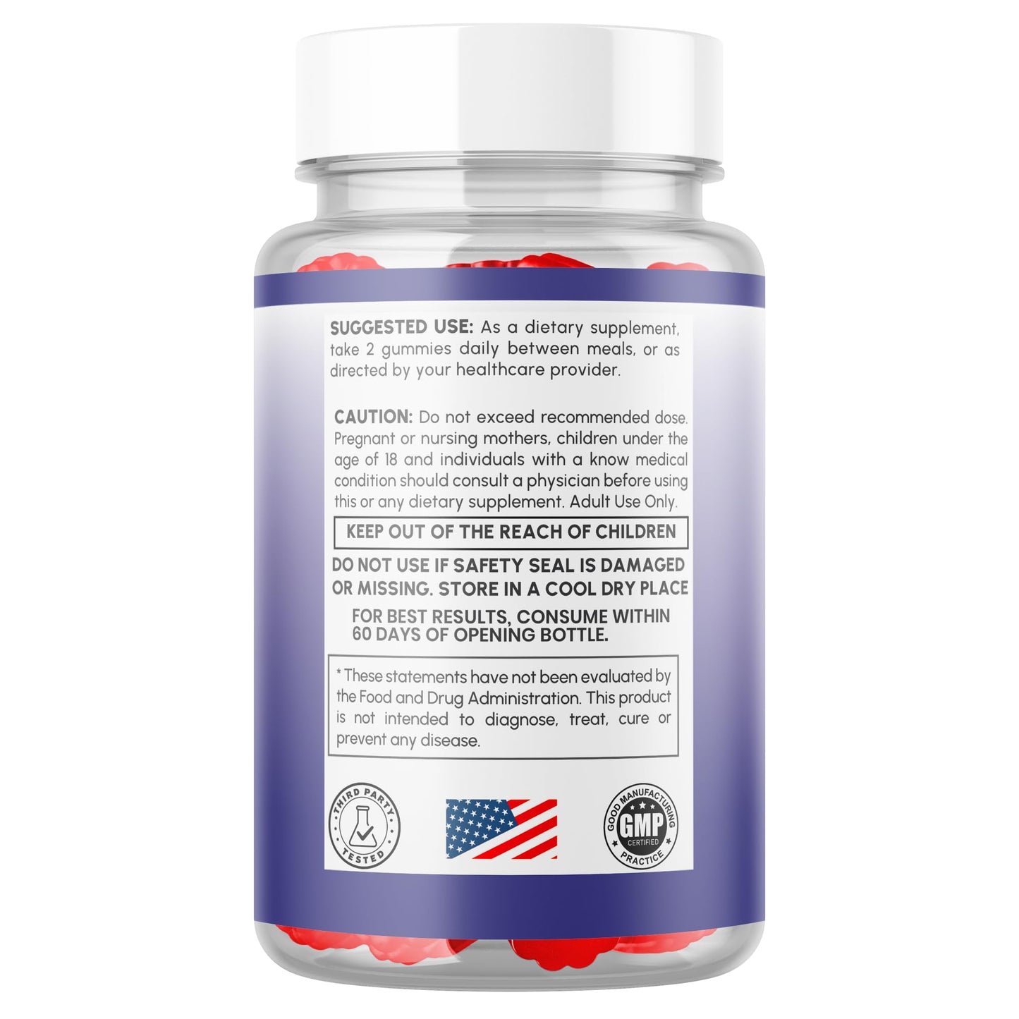 MJO LuxOvia Burn Gummy Chewable 60 Count